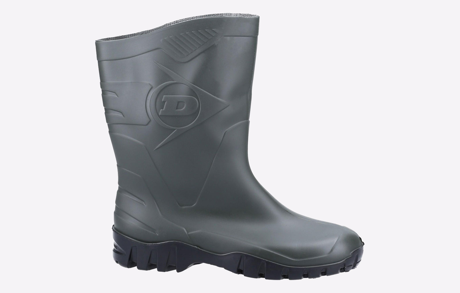 Dunlop Dee Calf Length Unisex Wellingtons Men's | Safety Boots  | Dark Green  | UK Size 5