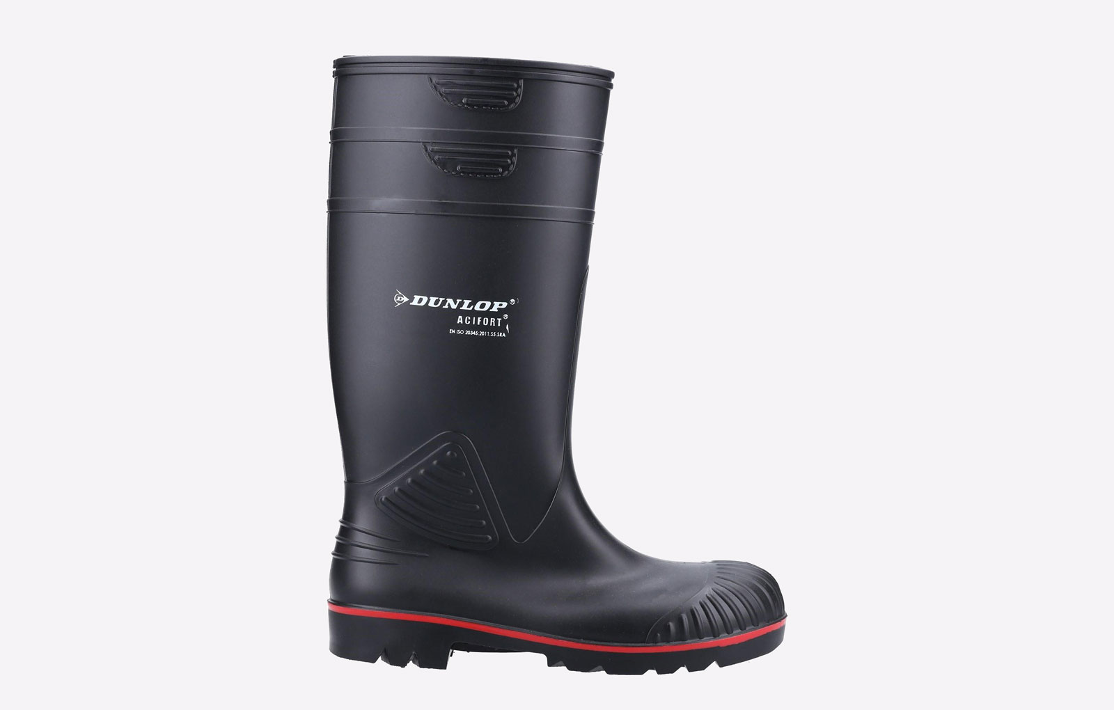 Dunlop Acifort  Heavy Duty Full Safety Wellington Men's | Boots  | Black  | UK Size 6.5