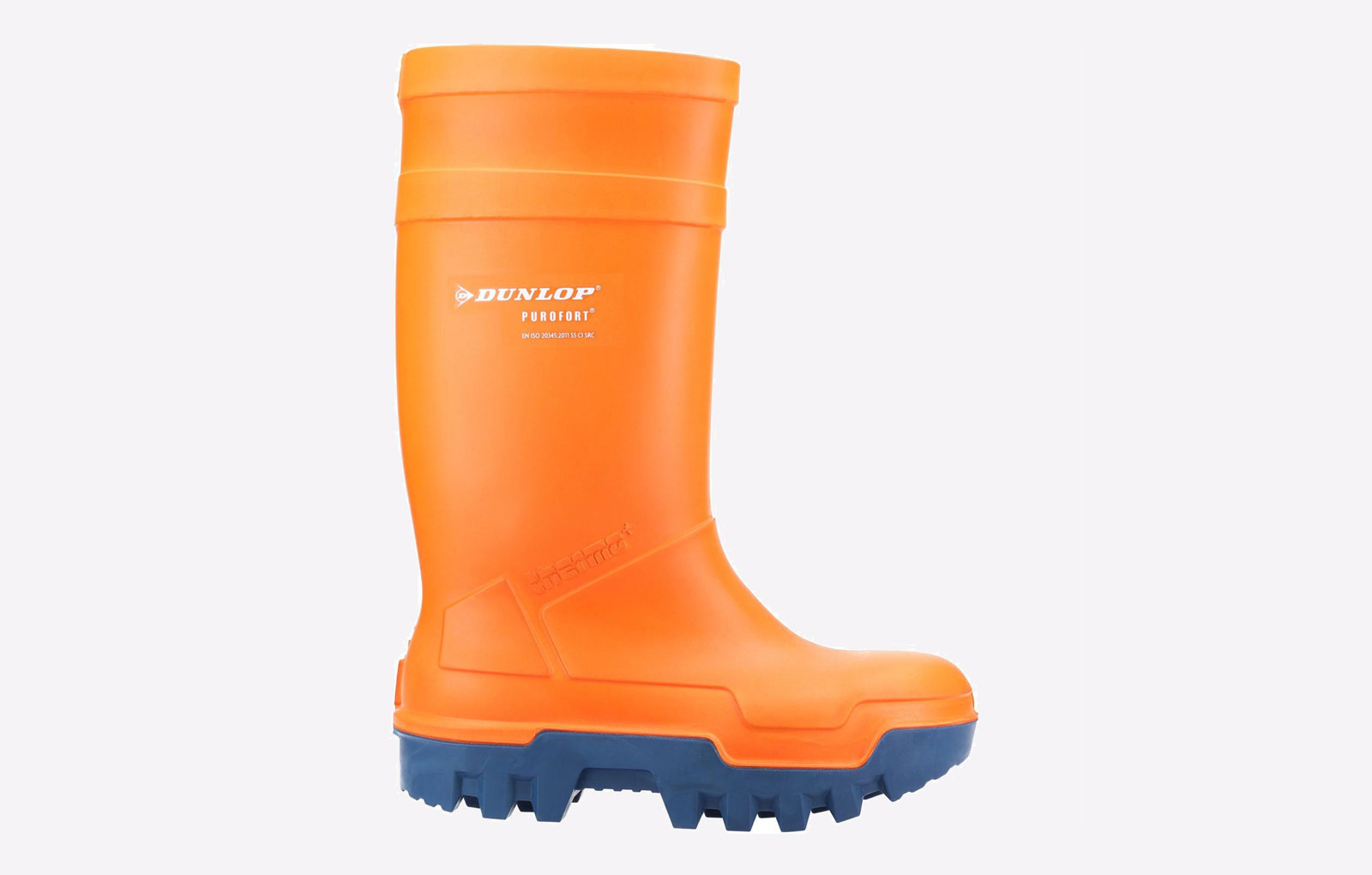 Dunlop Purofort Thermo+ Full Safety Men's Wellingtons Men's | Safety Boots  | Orange  | UK Size 8