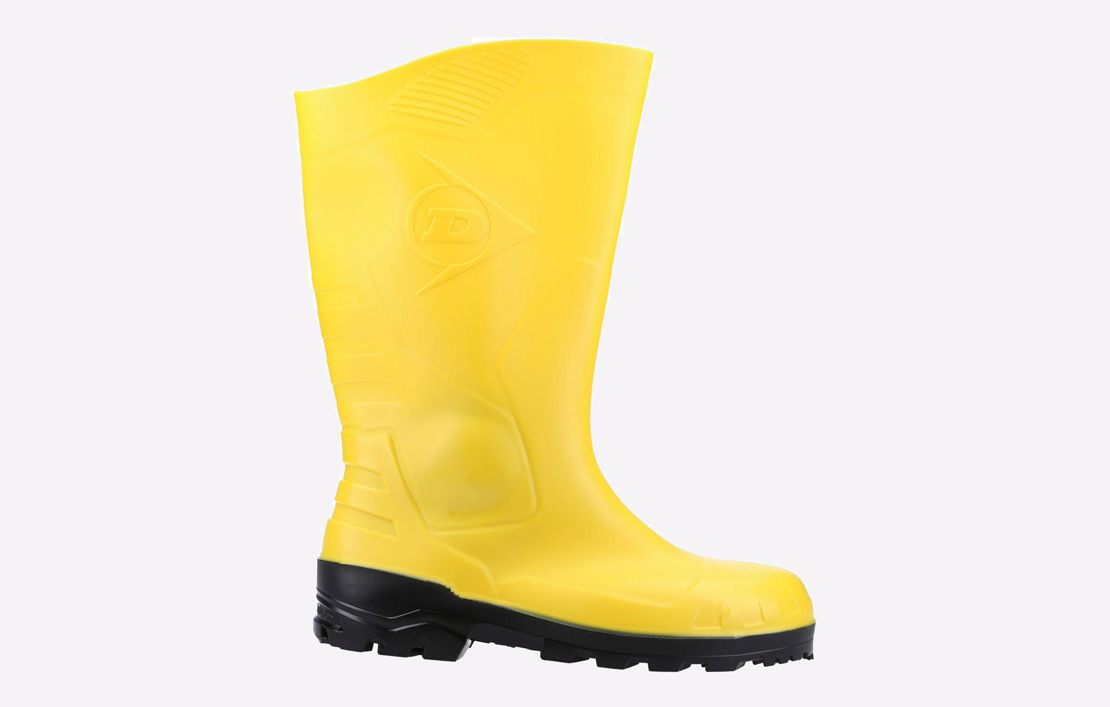 Dunlop Devon Unisex Safety Wellingtons Men's | Safety Boots  | Yellow/Black  | UK Size 3