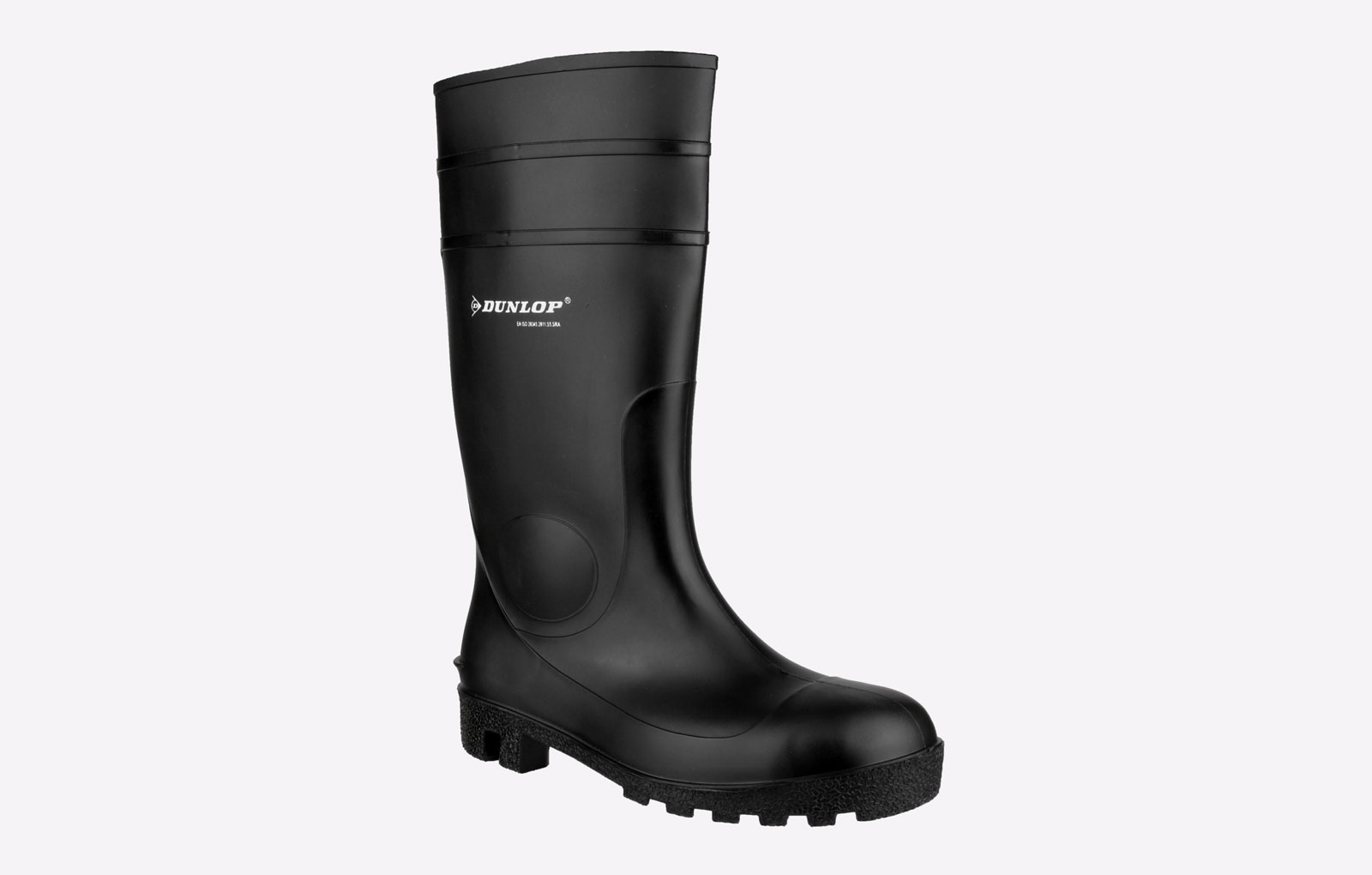 Dunlop Protomastor Safety Wellington Boots - Unisex, Black, Size UK 3 / EU 36, PVC Sole - View #8