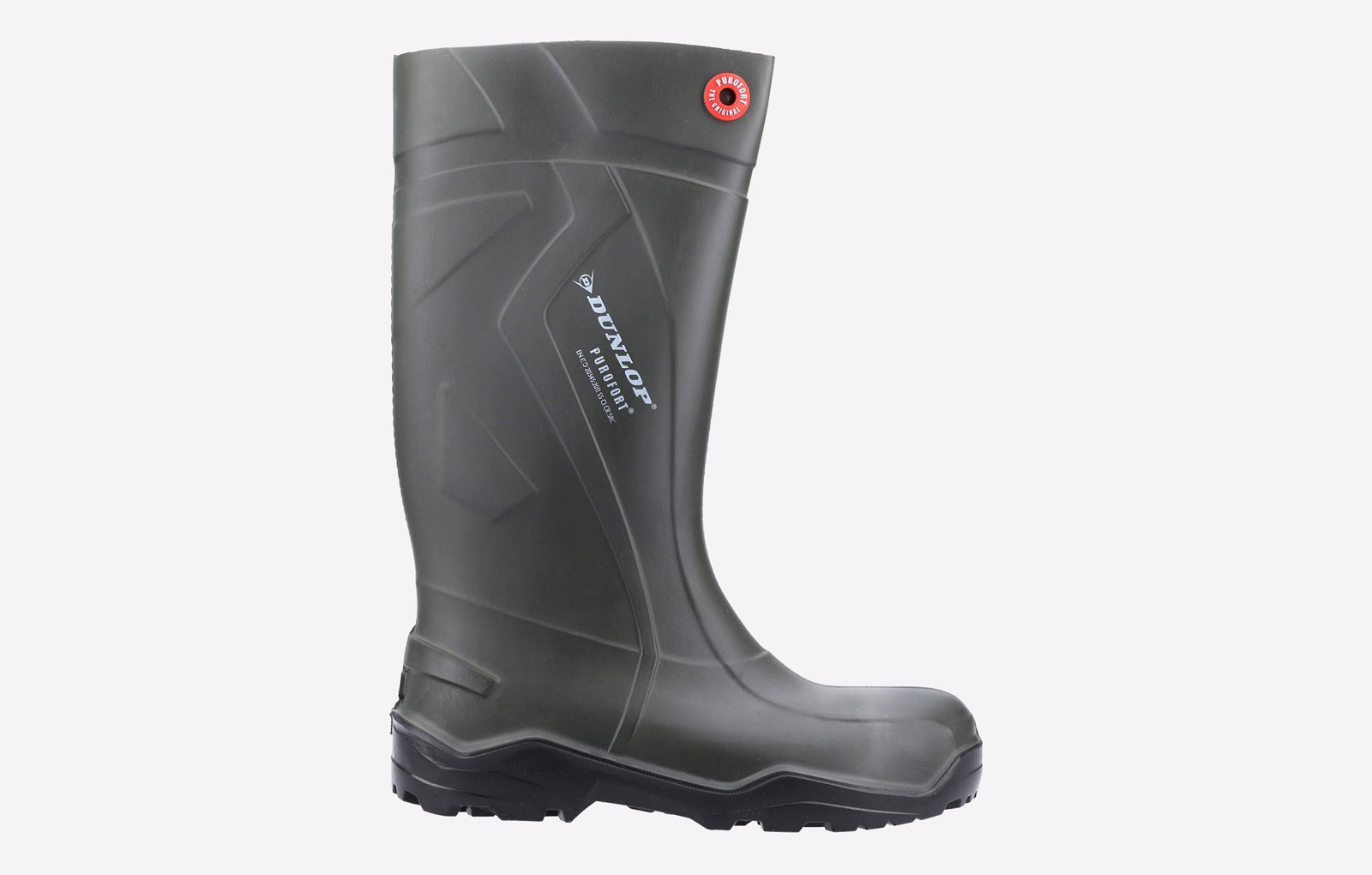 Dunlop Purofort+ Full Safety Unisex Wellingtons Men's | Safety Boots  | Green  | UK Size 10