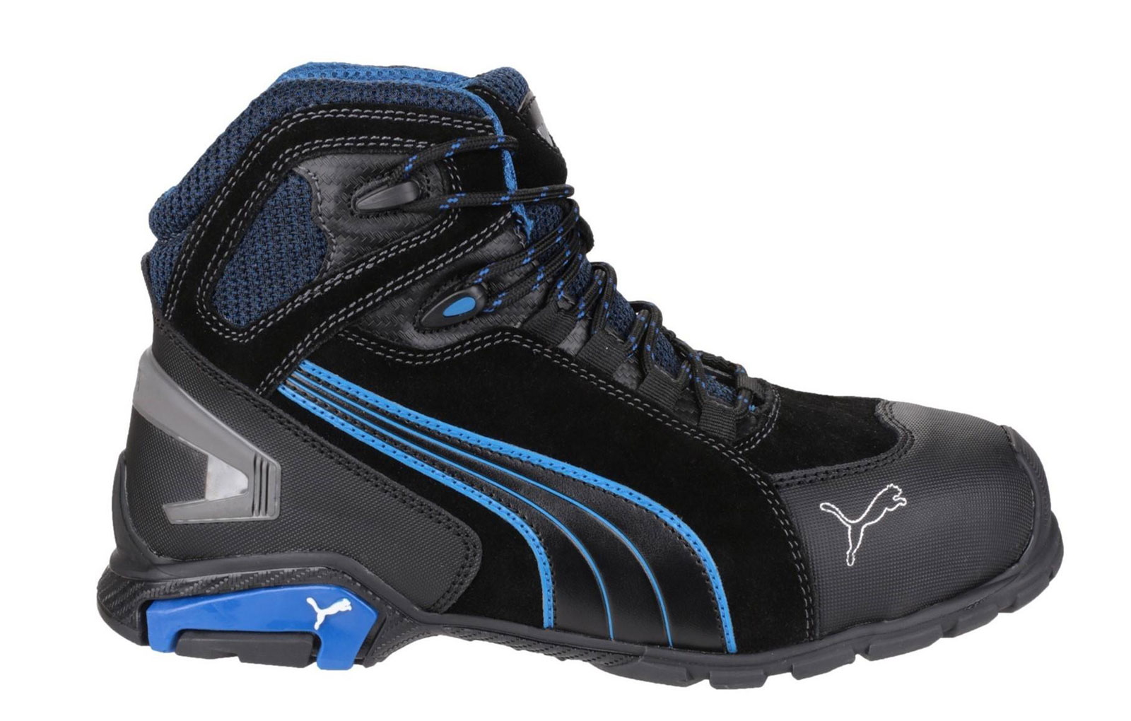 Puma Safety Rio Mid Lace-Up Safety Boot Men's | Safety Boots  | Black  | UK Size 9