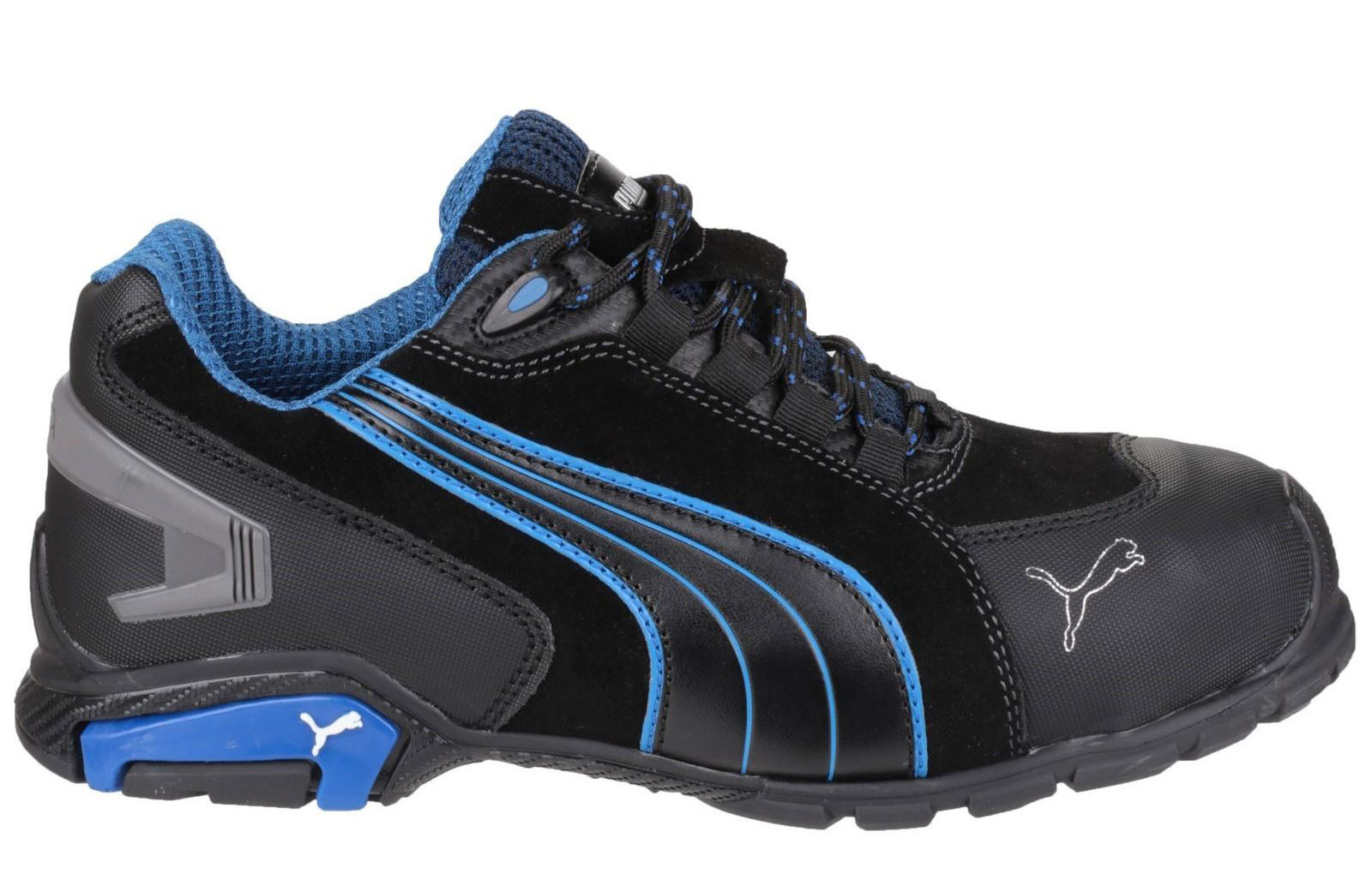 Puma Safety Rio Low Lace-Up Safety Shoes Men's | Safety Footwear  | Black  | UK Size 10.5