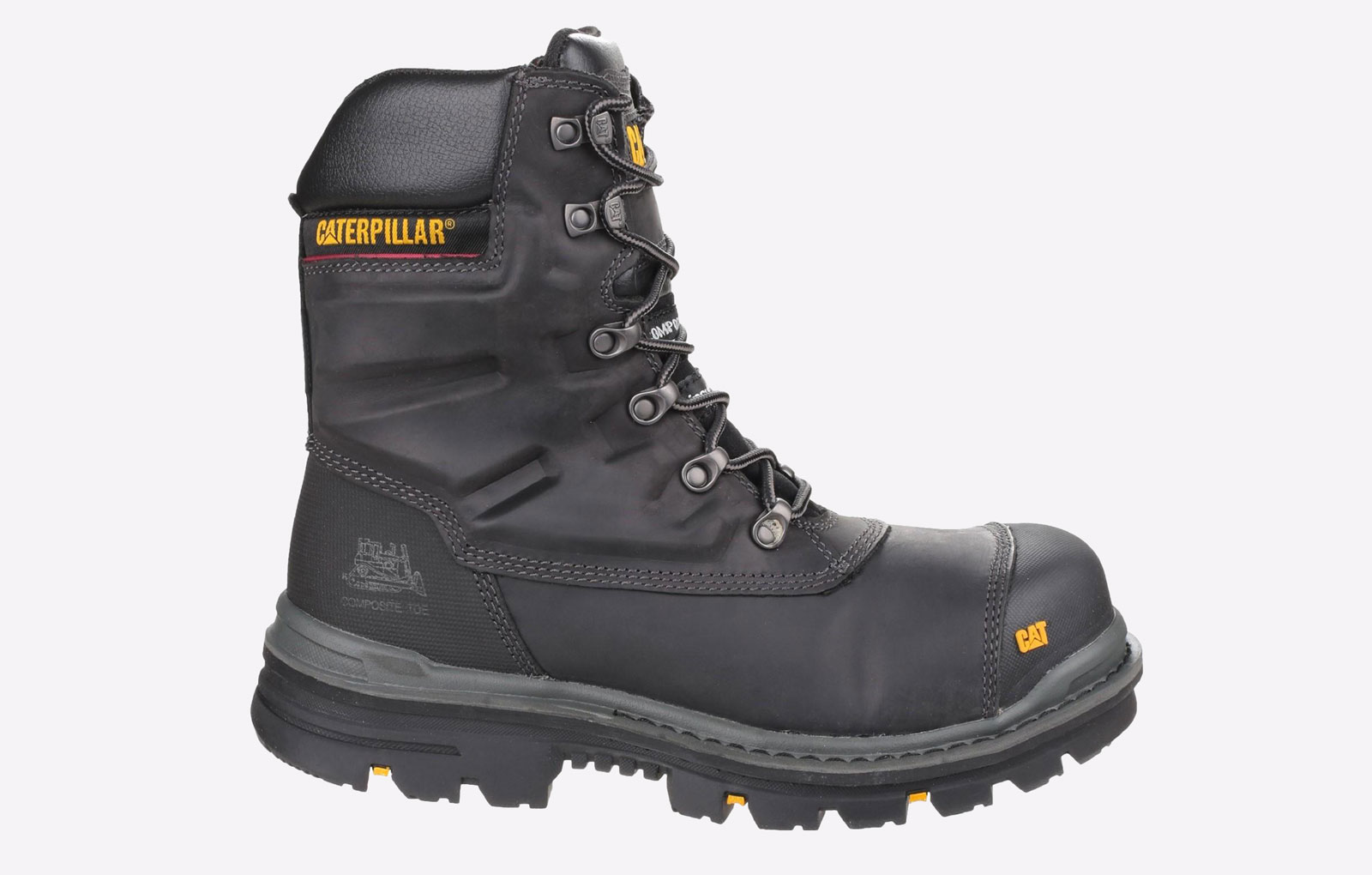 Caterpillar Premier Leather Waterproof Safety Boot Mens - GRD-24527-40565-10