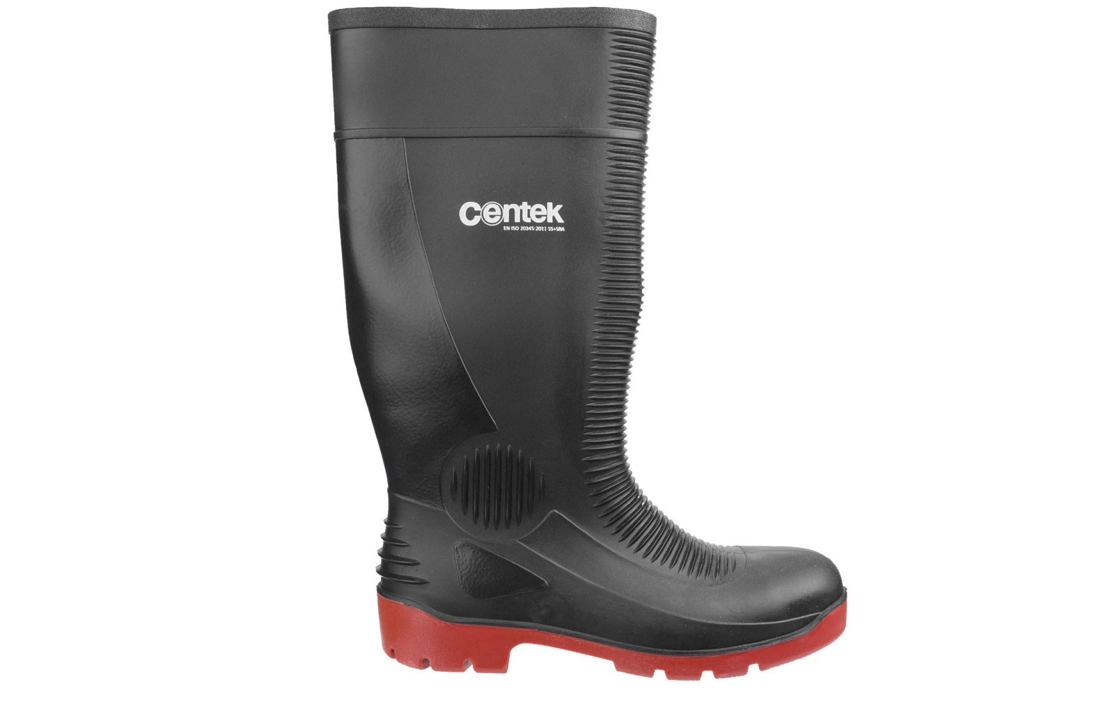 Centek Fs338 Compactor Waterproof Safety Wellington Boots | Safety Boots  | Black  | UK Size 10.5