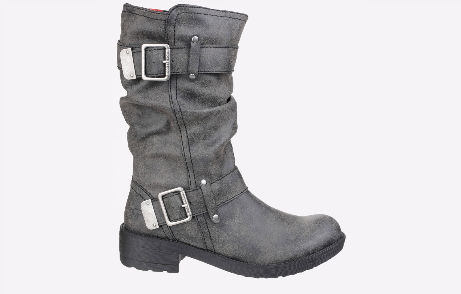 Rocket Dog Trumble Biker Womens Boots | Boots  | Black  | UK Size 7
