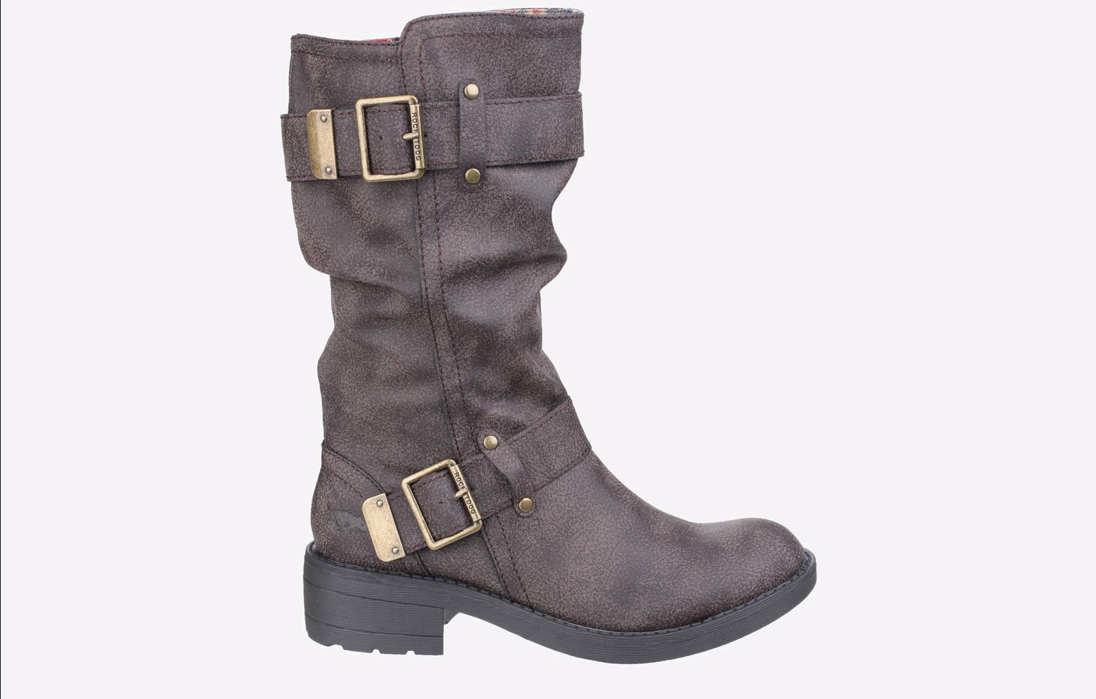 Rocket Dog Trumble Biker Womens Boots | Boots  | Brown  | UK Size 4