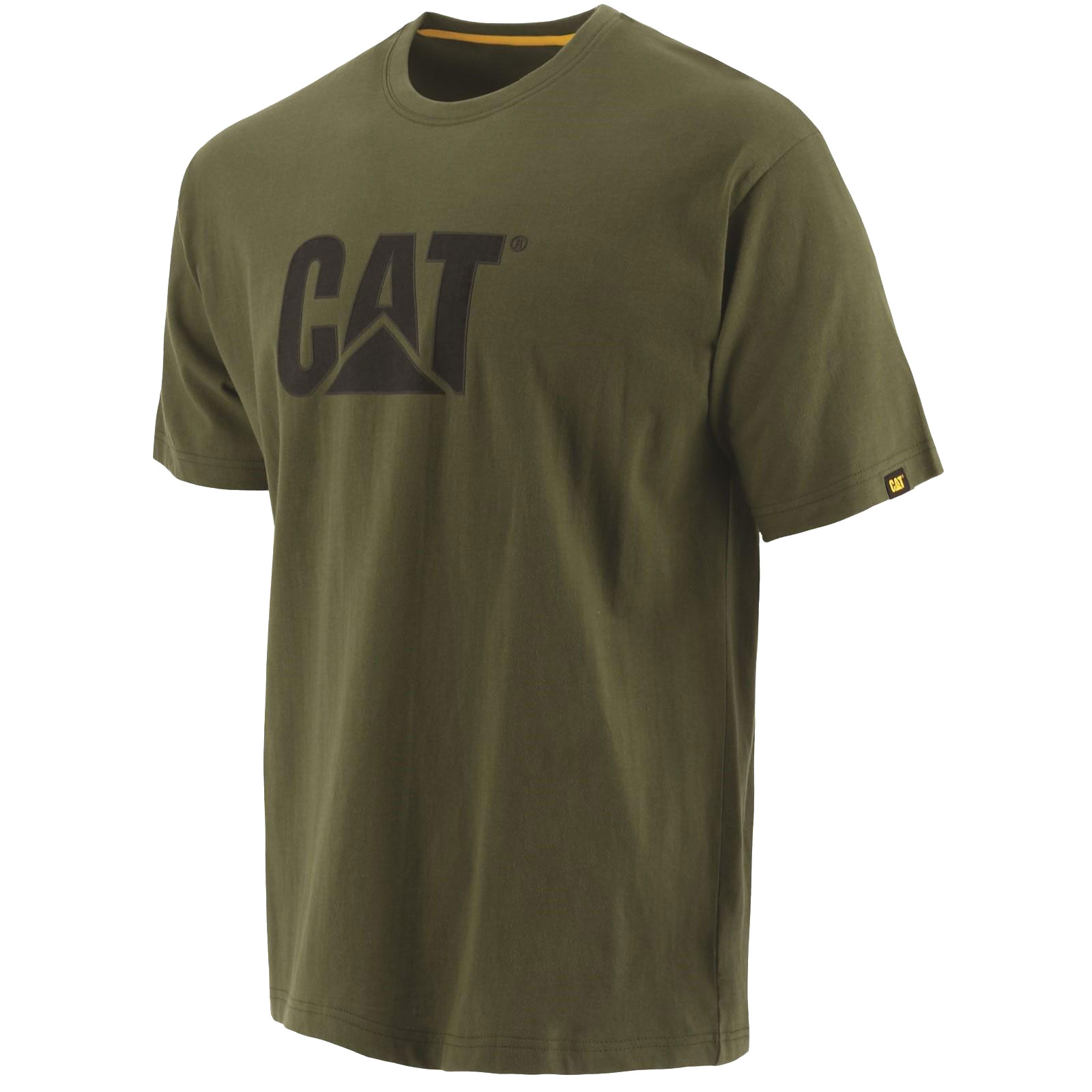 Caterpillar Trademark Logo T-Shirt Men's | T-Shirt  | Chive  | UK Size Small