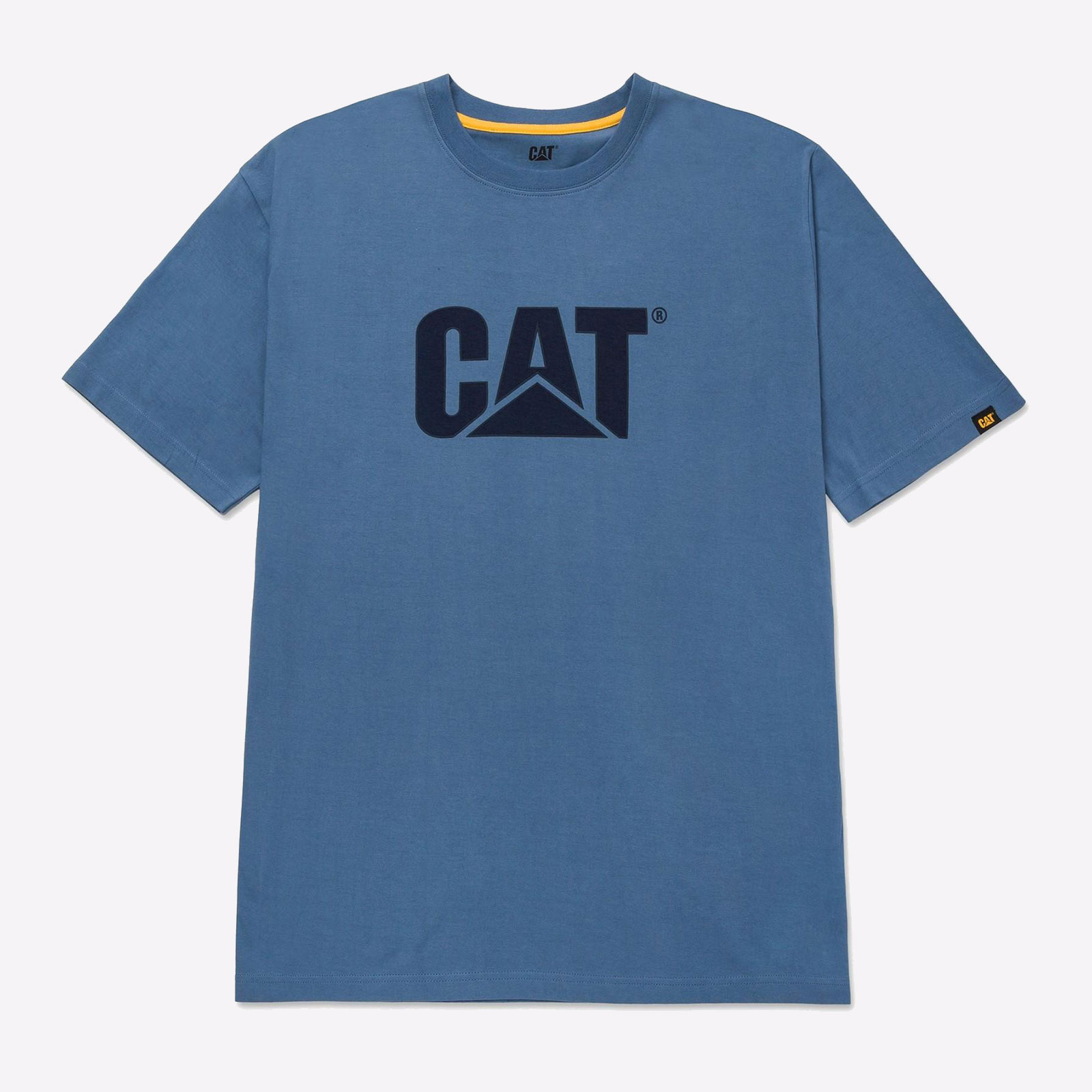 Caterpillar Trademark Logo T-Shirt Men's | T-Shirt  | Coronet Blue  | UK Size Small