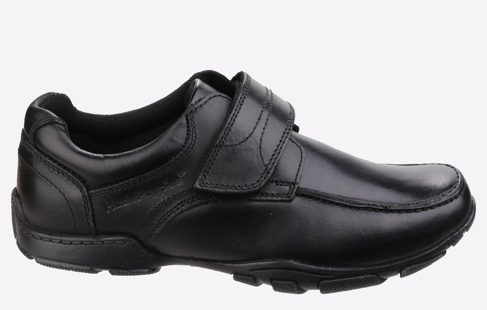 Hush Puppies Freddy 2 Leather Kids Boys Shoes | School Shoes  | Black  | UK Size 10