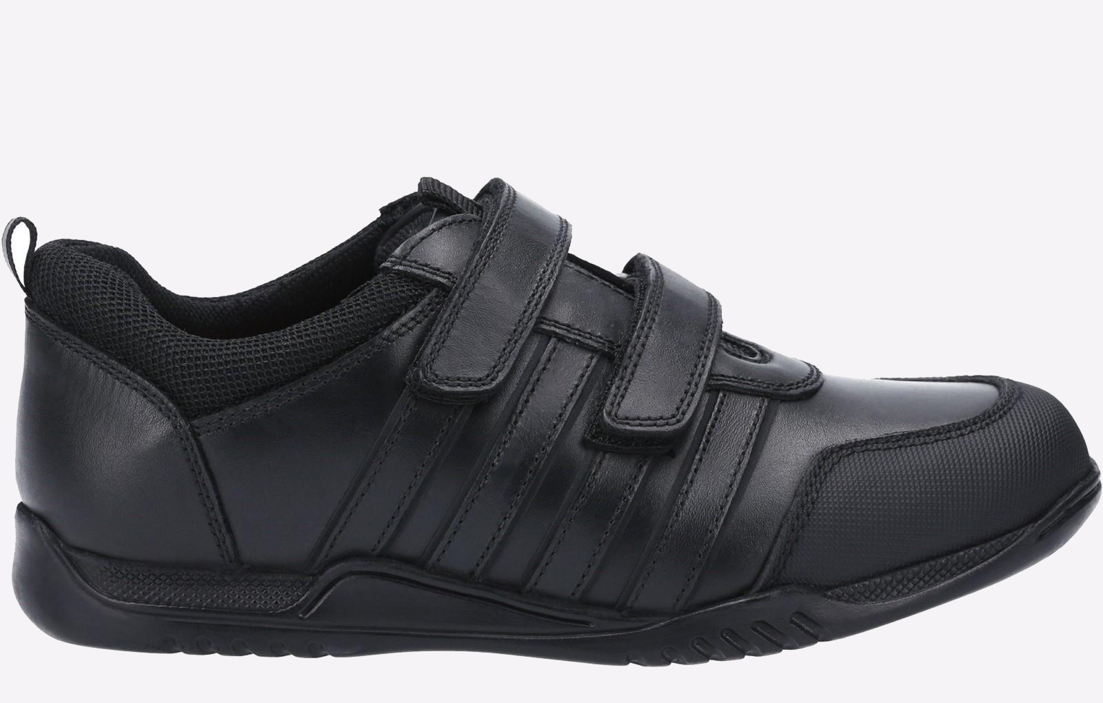 Hush Puppies Josh Kids School Shoes | School Shoes  | Black  | UK Size 11.5