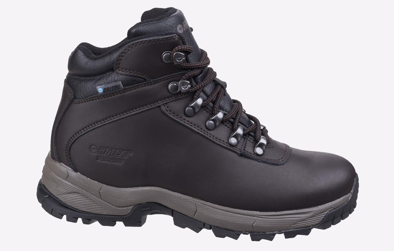 Hi Tec Eurotrek Lite Waterproof Men's Hiking Boots | Boots  | Dark Chocolate  | UK Size 9