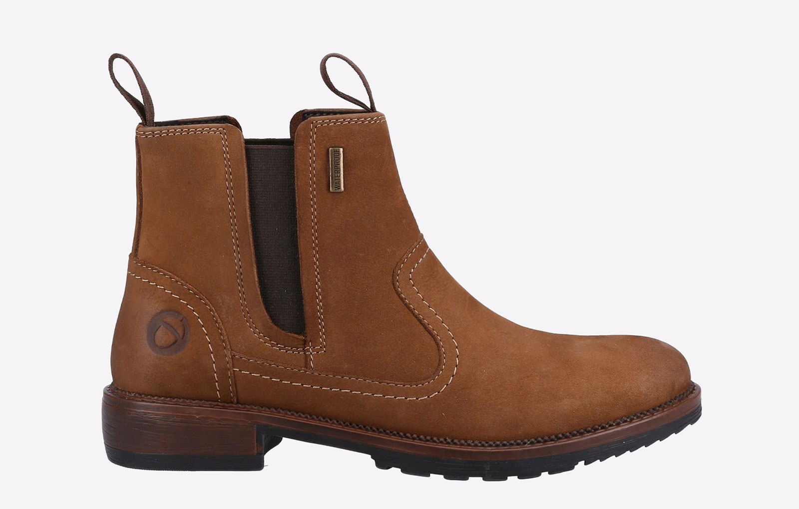 Cotswold Laverton Memory Foam Womens Leather Boots | Boots  | Tan  | UK Size 7