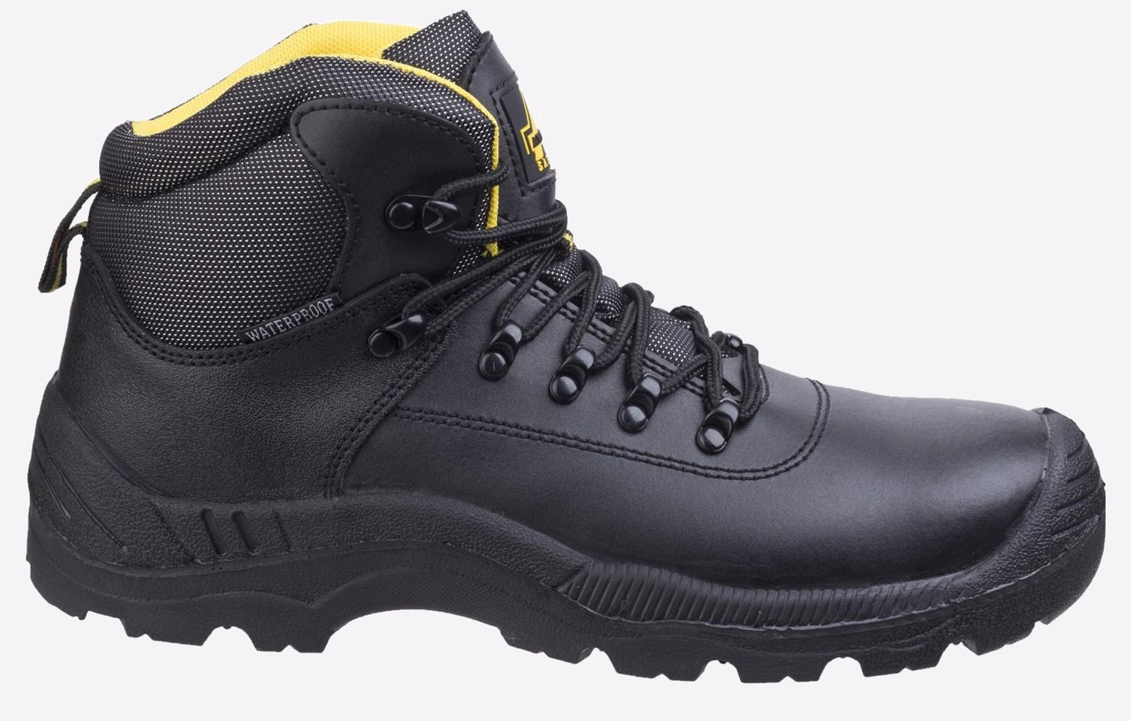 Amblers FS32 Waterproof Safety Mens Black Steel Toe Cap Boots Shoes UK3-15 