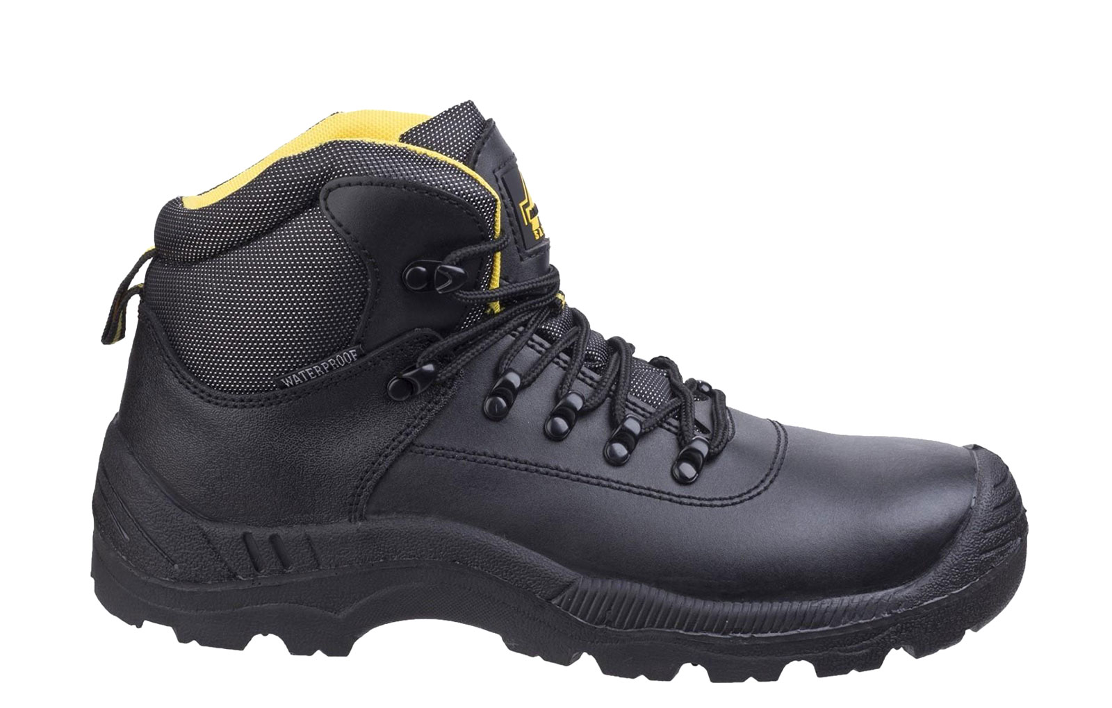 Amblers Fs220 Waterproof Leather Safety Boot Men's | Safety Boots  | Black  | UK Size 12