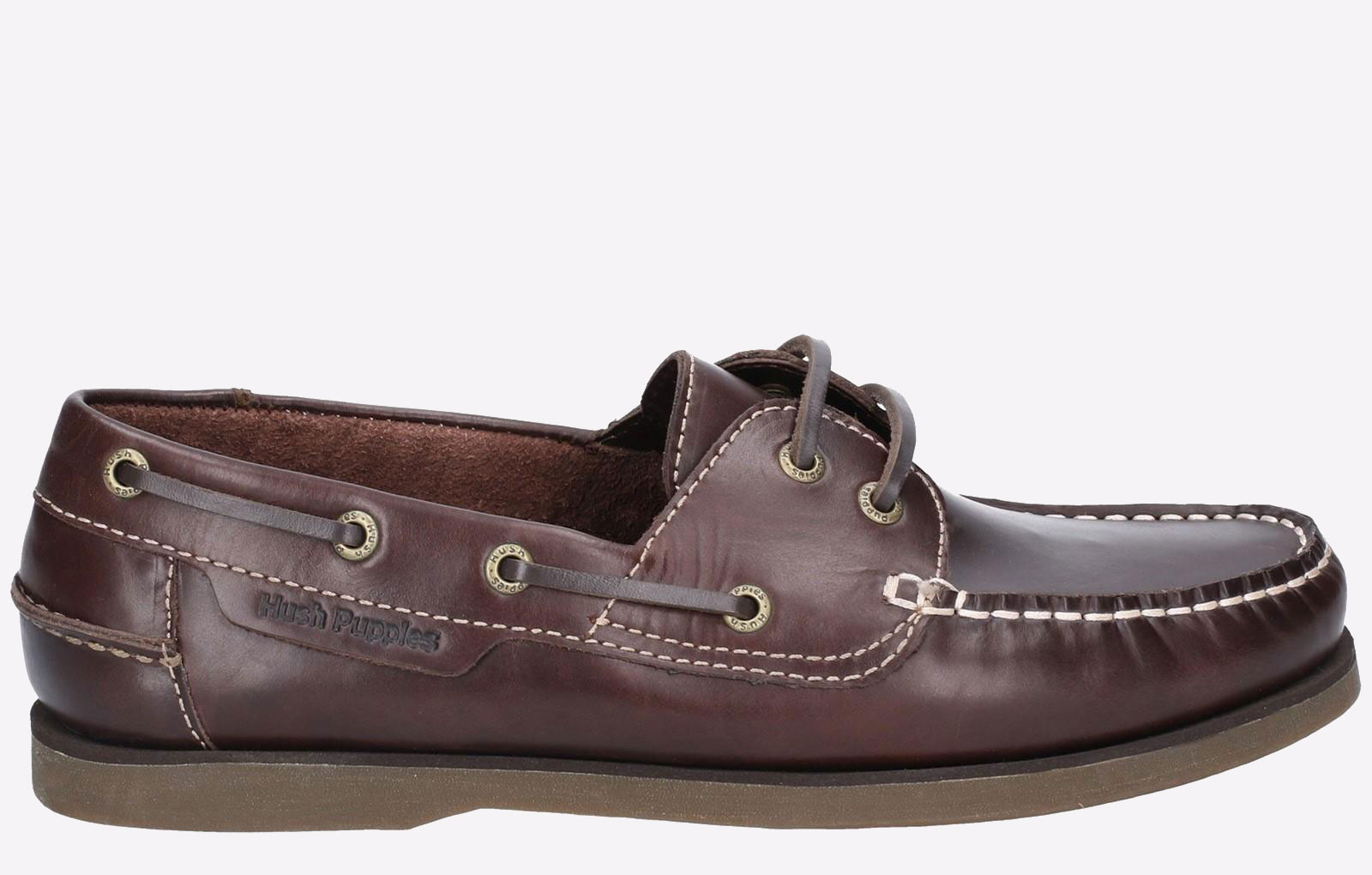 Hush Puppies Henry Boat Shoes Leather Mens - GRD-28365-47692-12