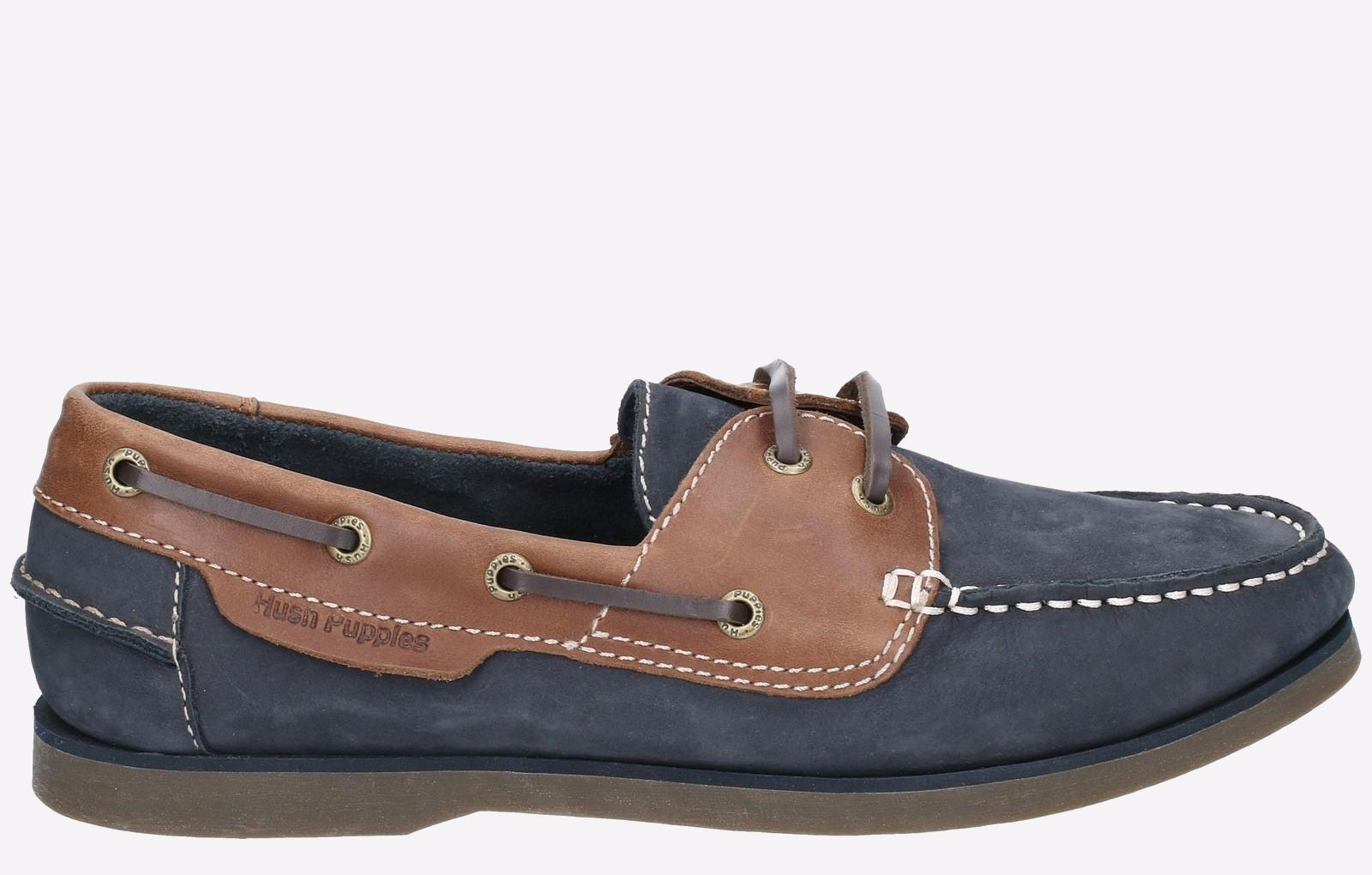 Hush Puppies Henry Boat Shoes Leather Mens - GRD-28365-47693-12