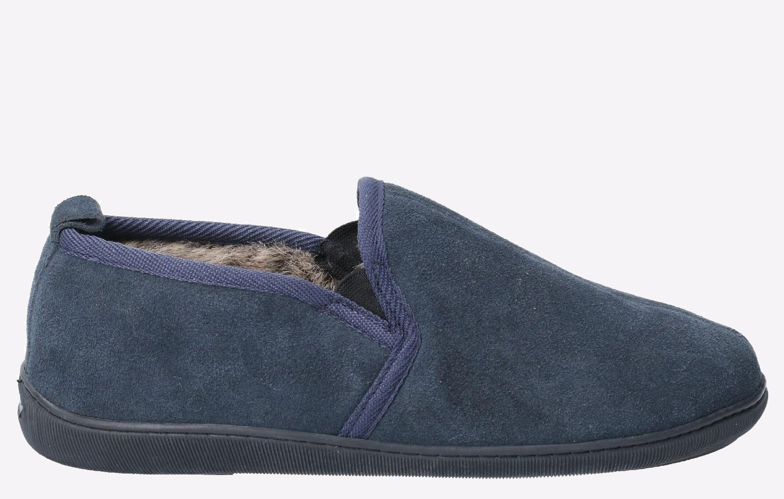 Hush Puppies Arnold Memory Foam Men's Slippers Men's | Slip On Shoes  | Navy  | UK Size 10