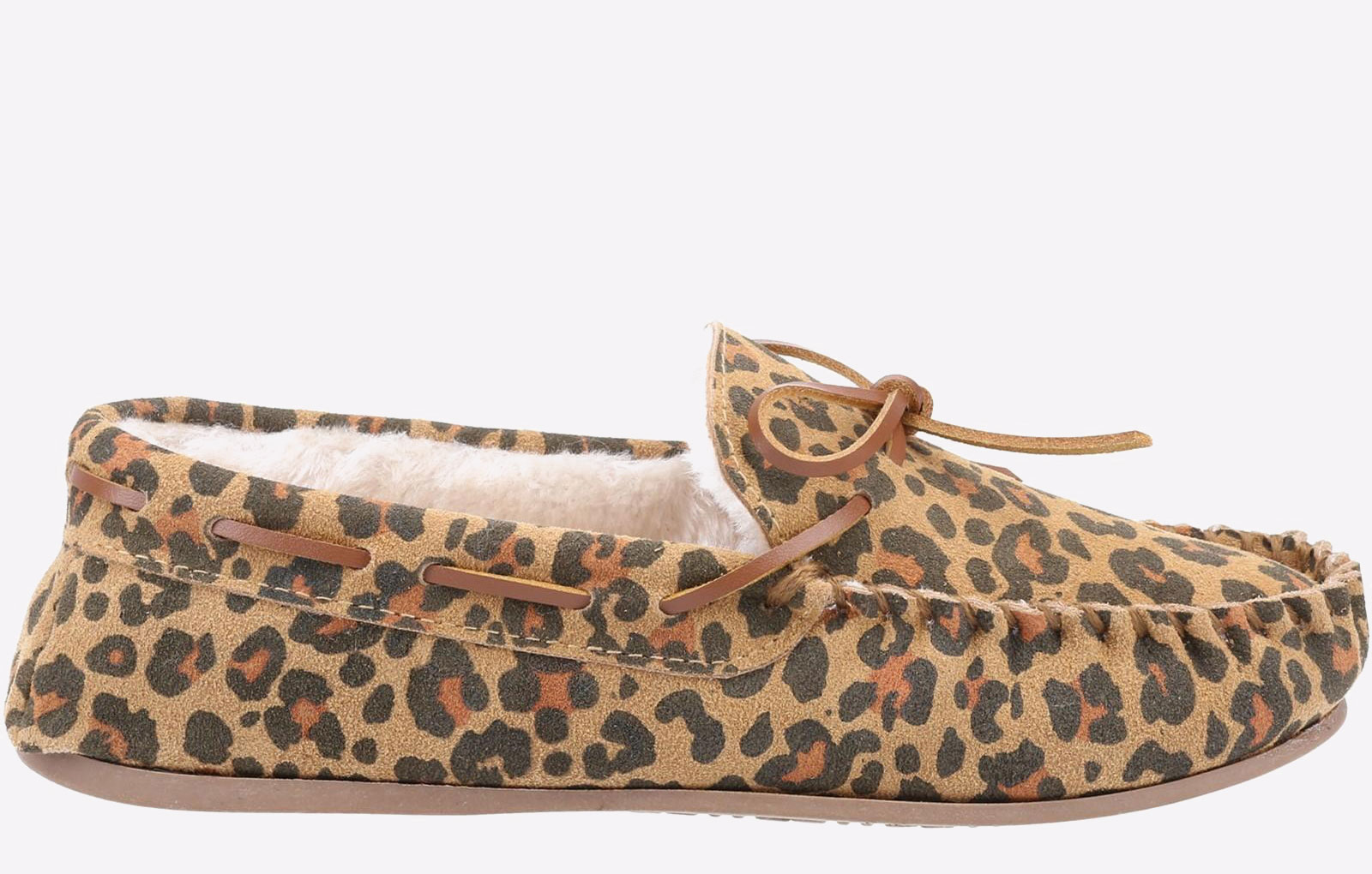 Hush Puppies Allie Memory Foam Womens Slippers | Slippers  | Leopard  | UK Size 6