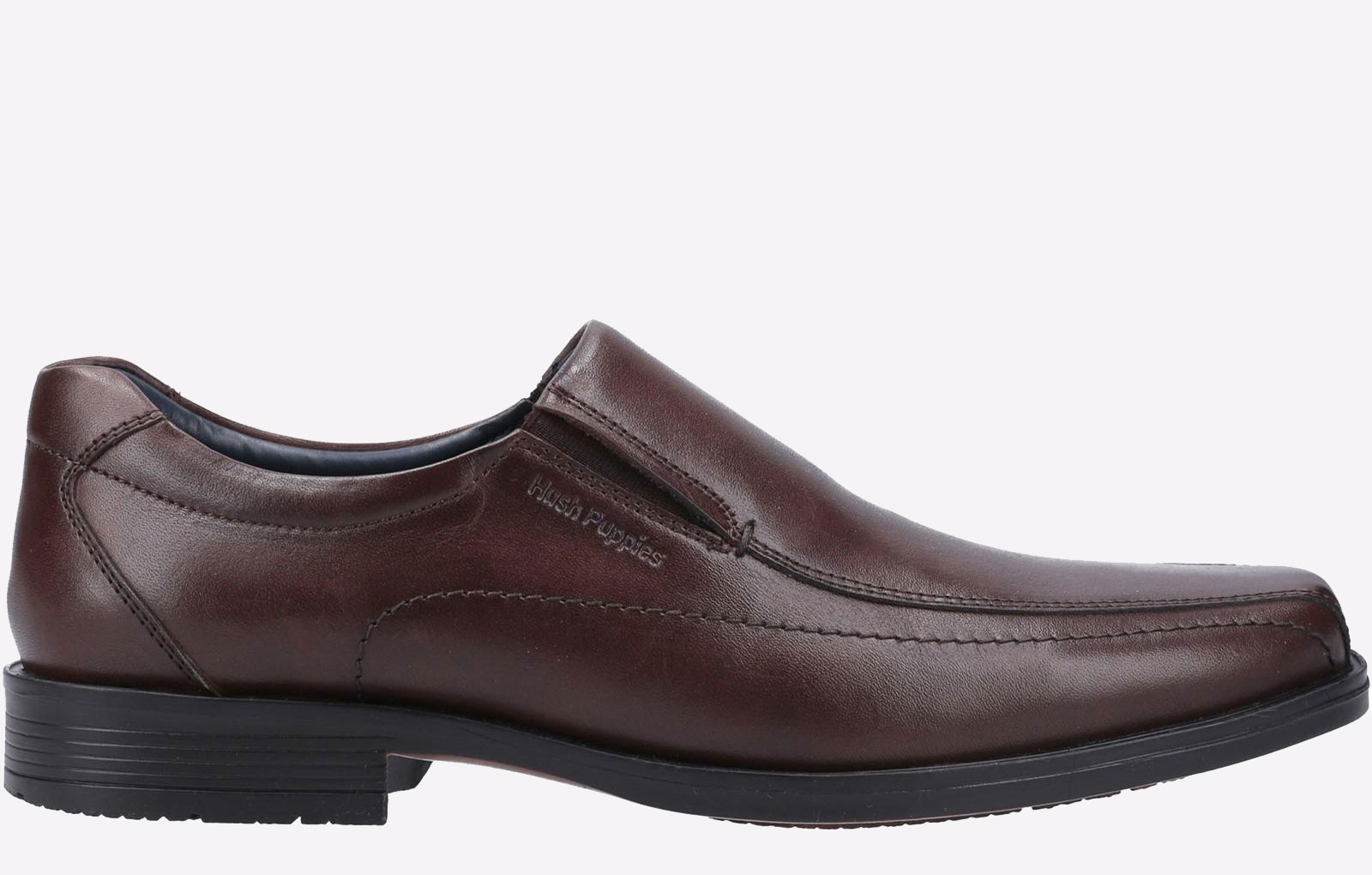 Hush Puppies Brody Memory Foam Men's Shoes Men's | Slip On Shoes  | Chocolate  | UK Size 11