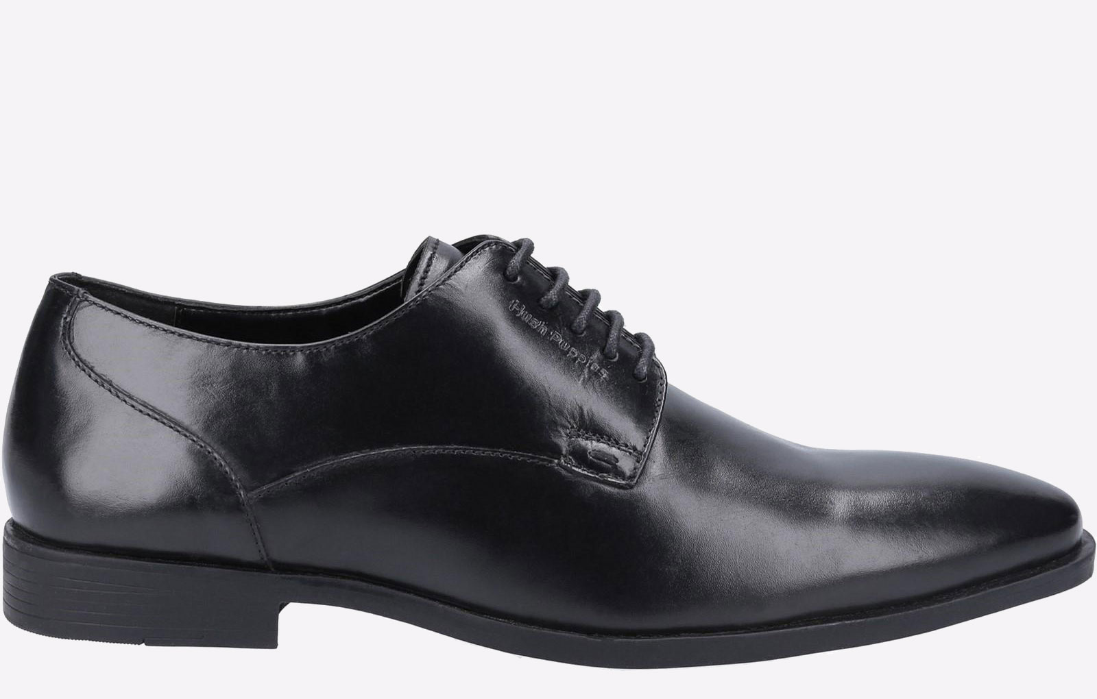 Hush Puppies Ezra Leather Men's Shoes Men's Trainers, Size 11 In Black