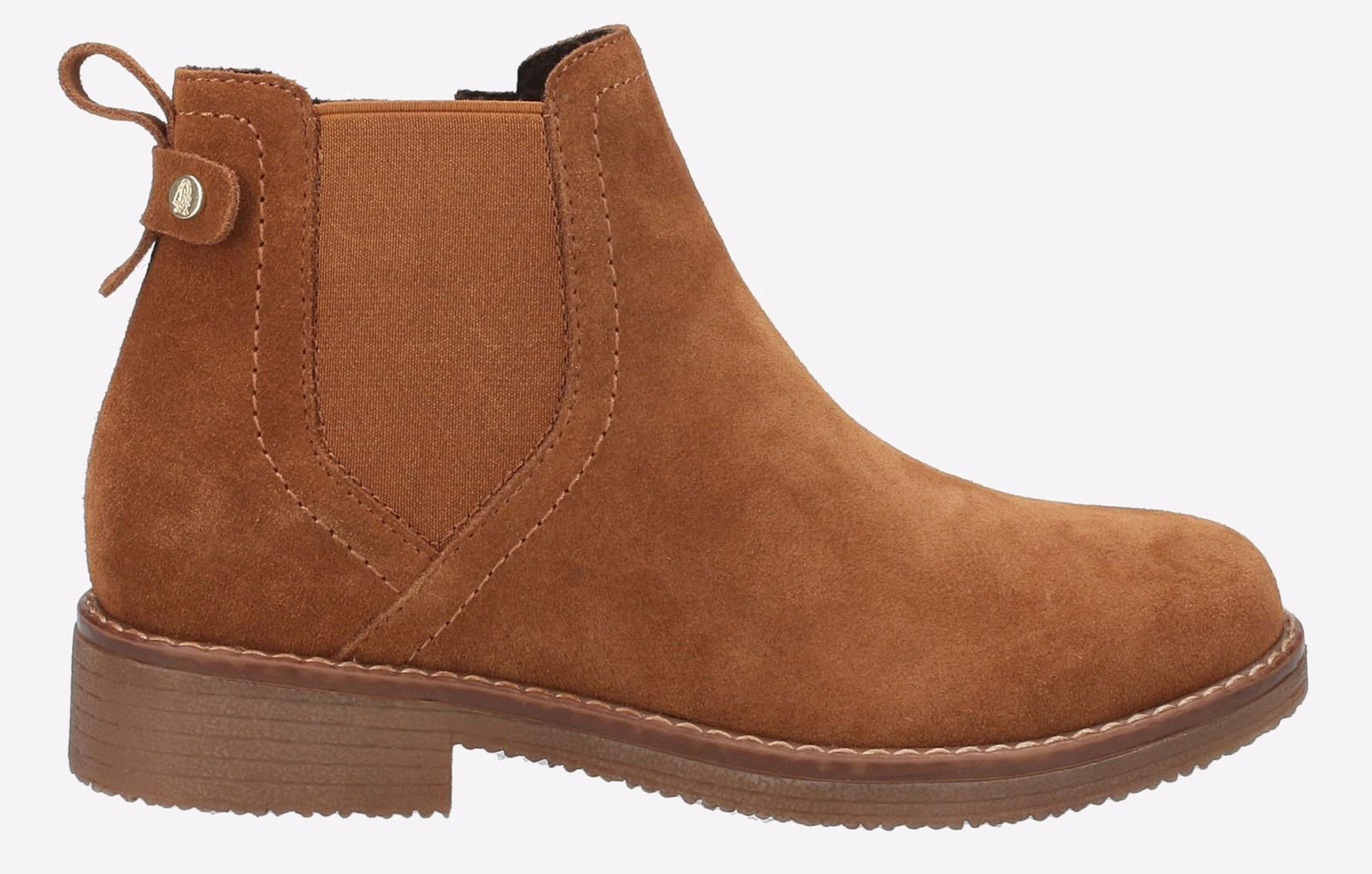 Hush Puppies Maddy Memory Foam Leather Womens Boots | Boots  | Tan  | UK Size 3
