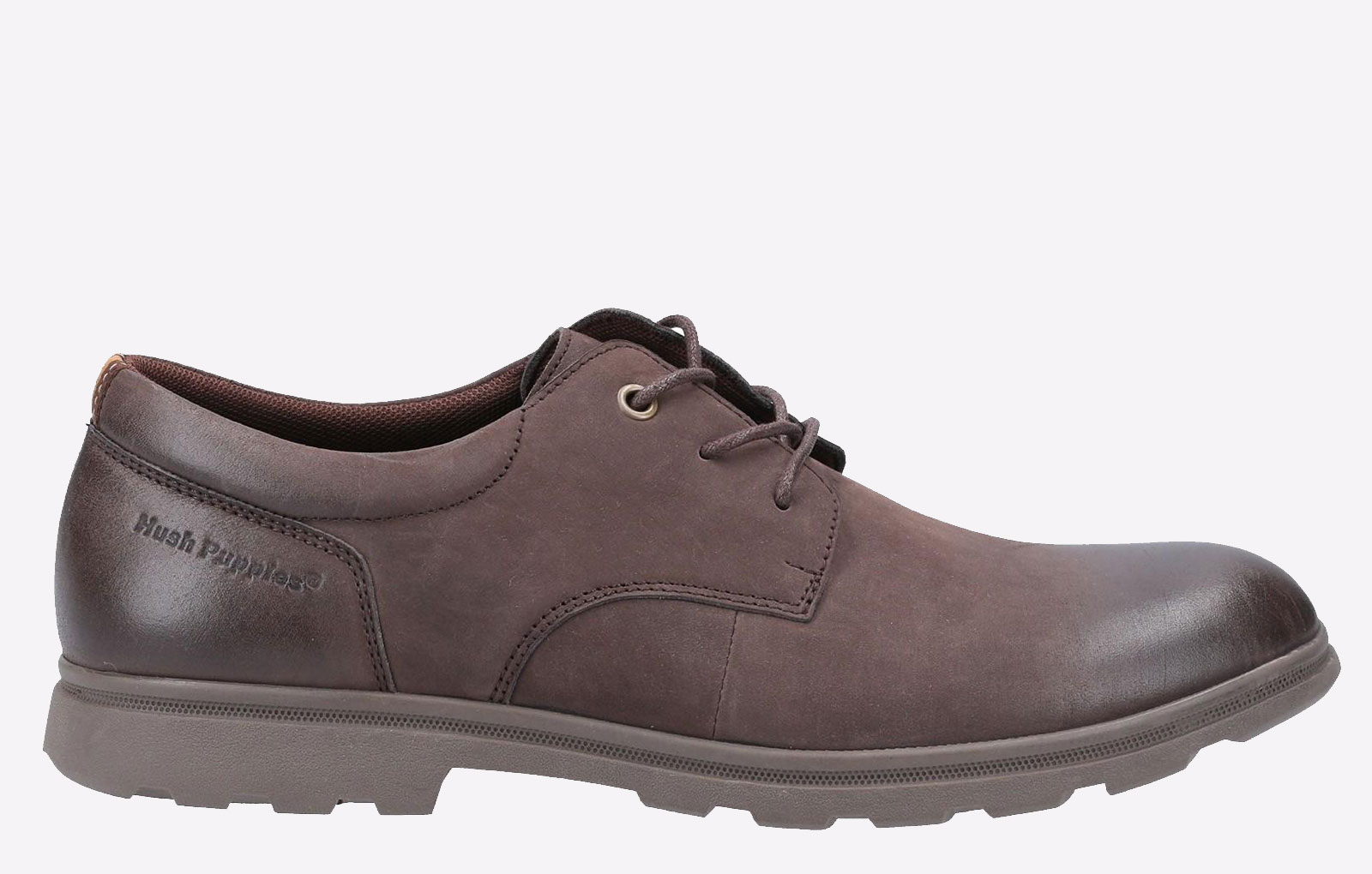 Hush Puppies Trevor Memory Foam Men's Shoes Men's | Derby  | Brown  | UK Size 8
