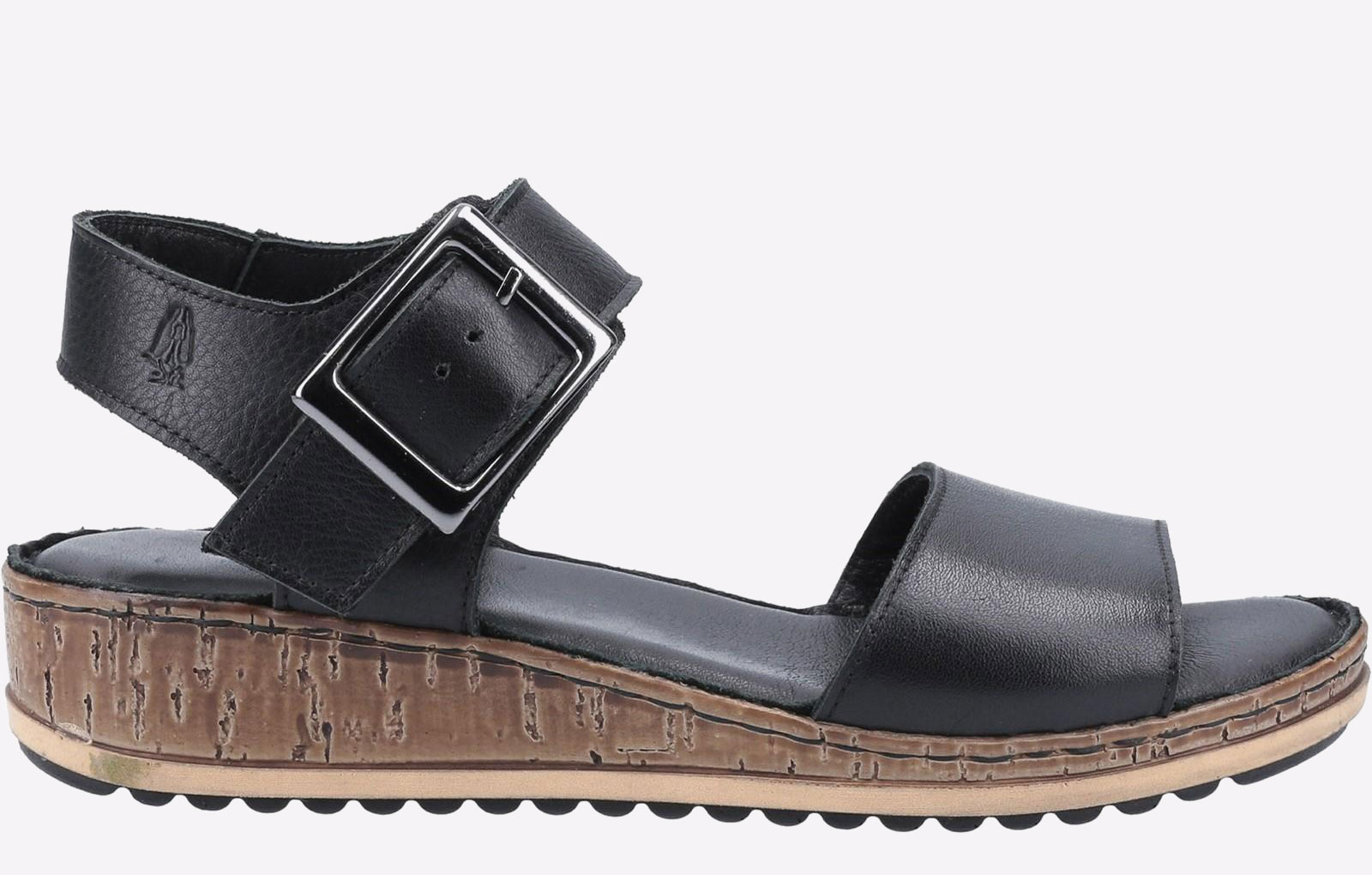 Hush Puppies Ellie Leather Womens Sandals | Sandals  | Black  | UK Size 8