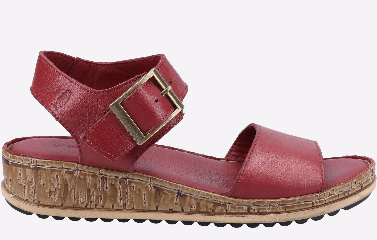 Hush Puppies Ellie Leather Womens Sandals | Sandals  | Bordeaux  | UK Size 7