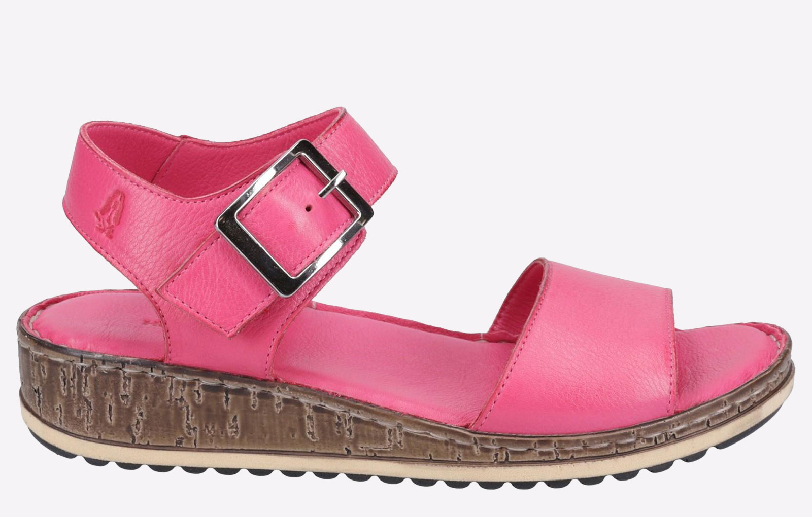Hush Puppies Ellie Leather Womens Sandals | Sandals  | Fuchsia  | UK Size 8