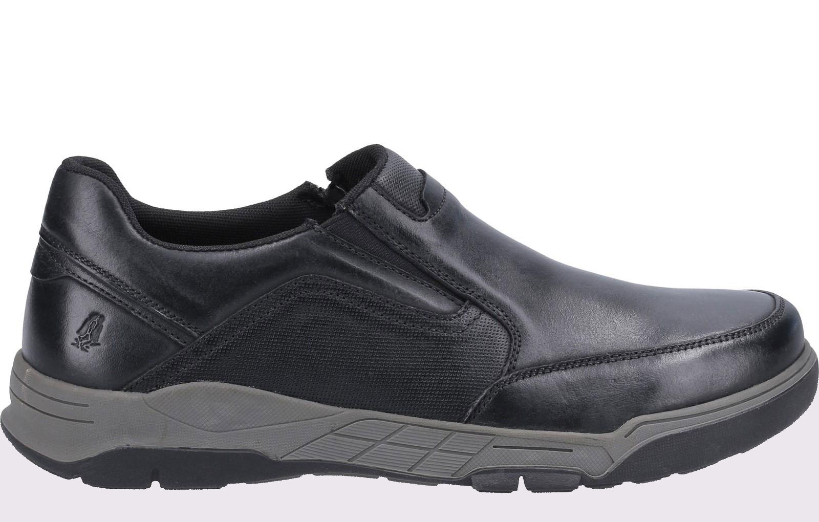 Hush Puppies Fletcher Memory Foam Slip On Men's Shoes Men's | Slip On Shoes  | Black  | UK Size 8