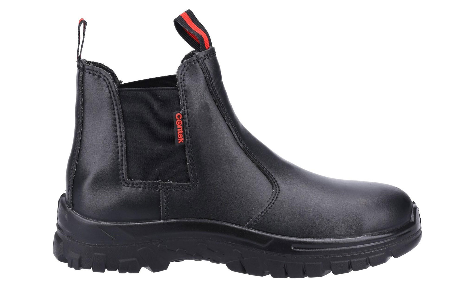 Centek Fs316 S1 Dealer Safety Boots Unisex | Slip On Shoes  | Black  | UK Size 11