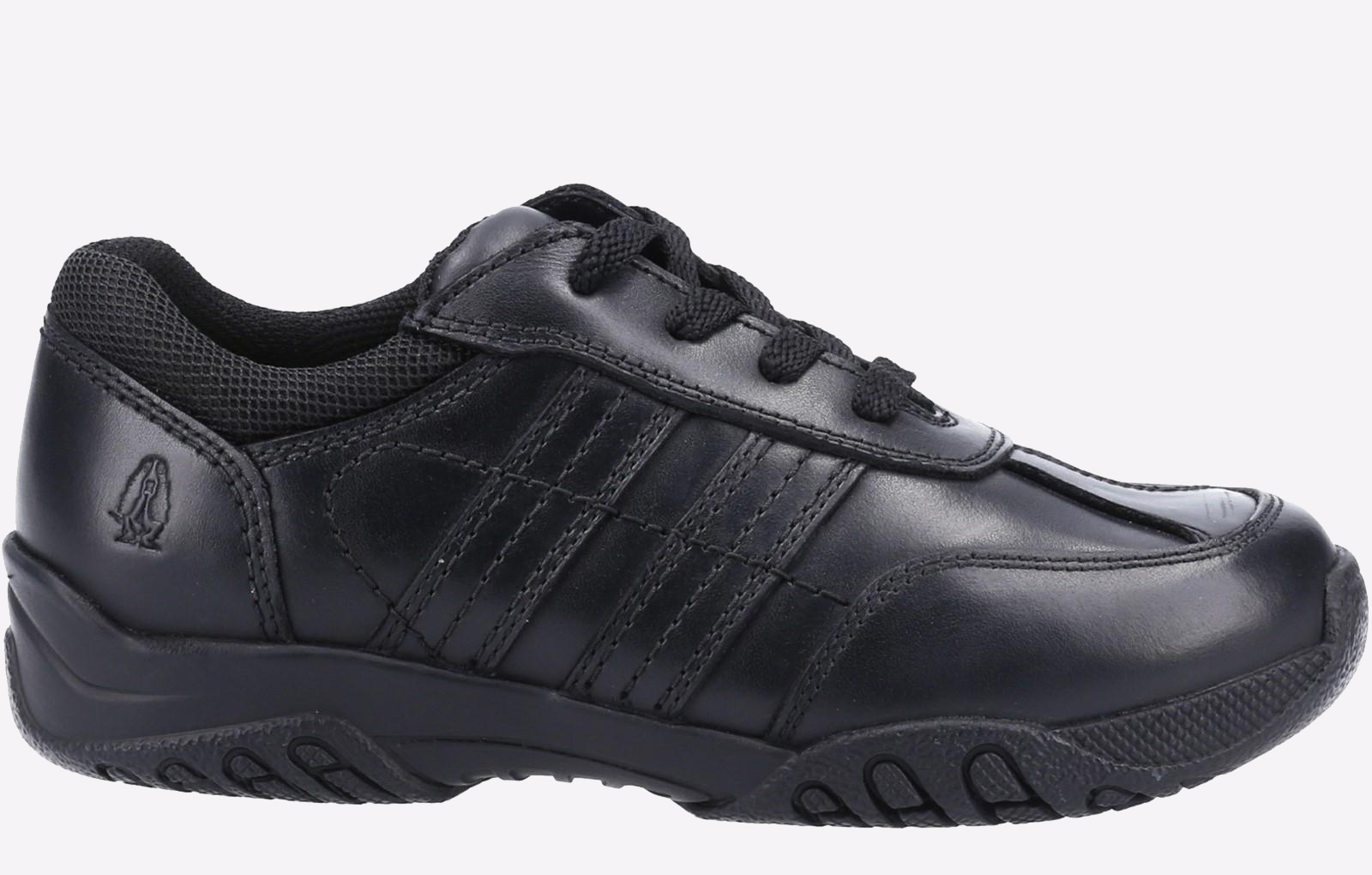 Hush Puppies Jezza Memory Foam Kids Boys Shoes | School Shoes  | Black  | UK Size 5