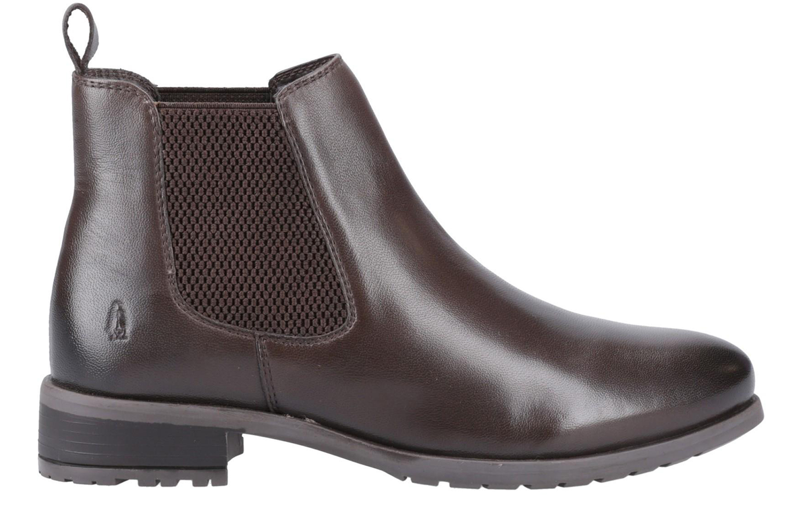 Hush Puppies Sammie Womens Boots | Slip On Shoes  | Brown  | UK Size 6