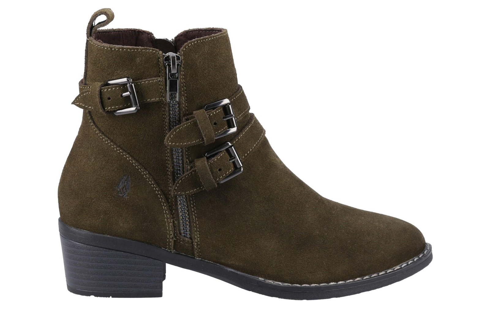Hush Puppies Jenna Memory Foam Womens Ankle Boots | Boots  | Khaki  | UK Size 4