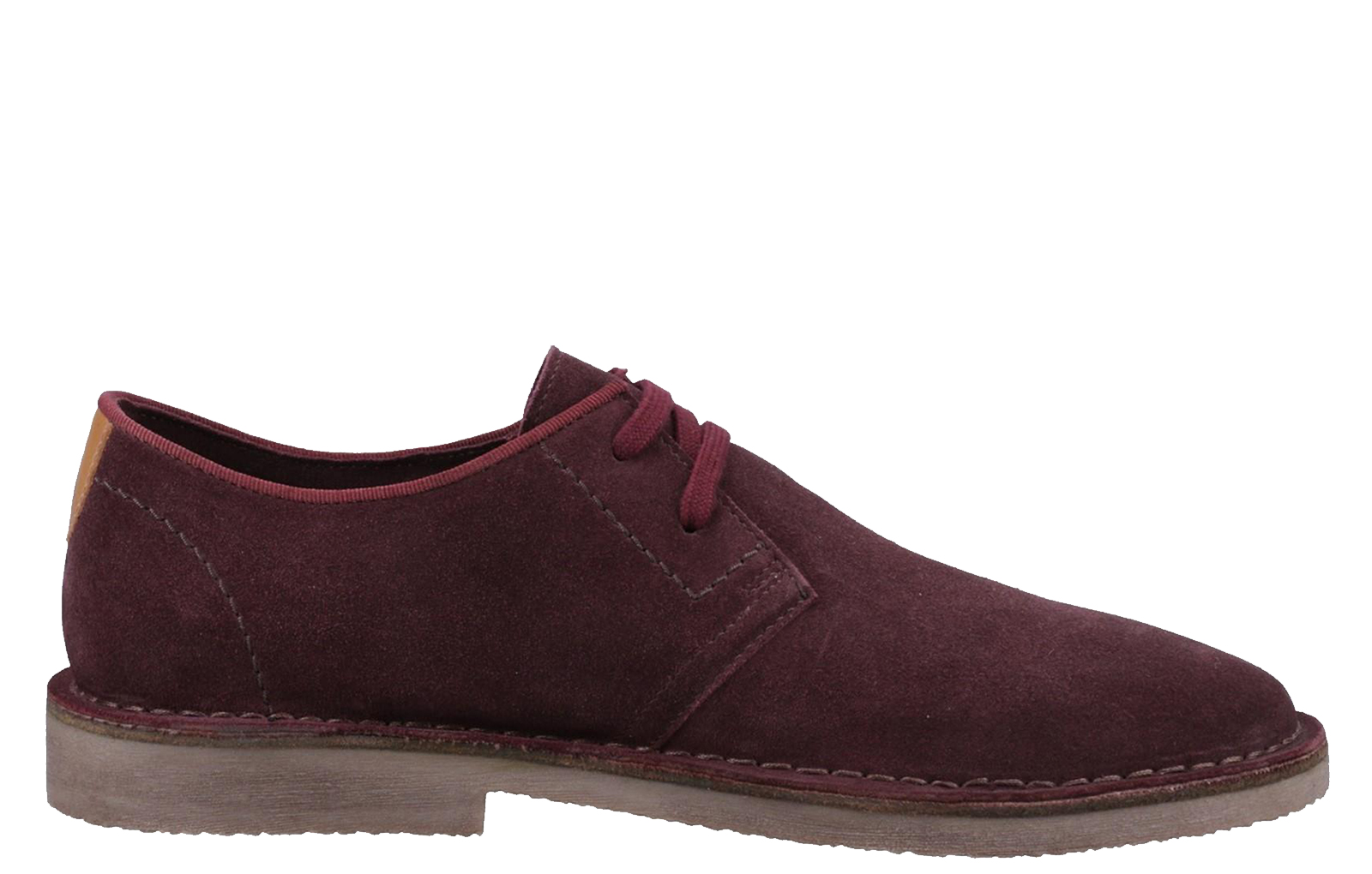 Hush Puppies Scout Memory Foam Suede Men's Shoes Men's Trainers, Size 12 In Bordeaux