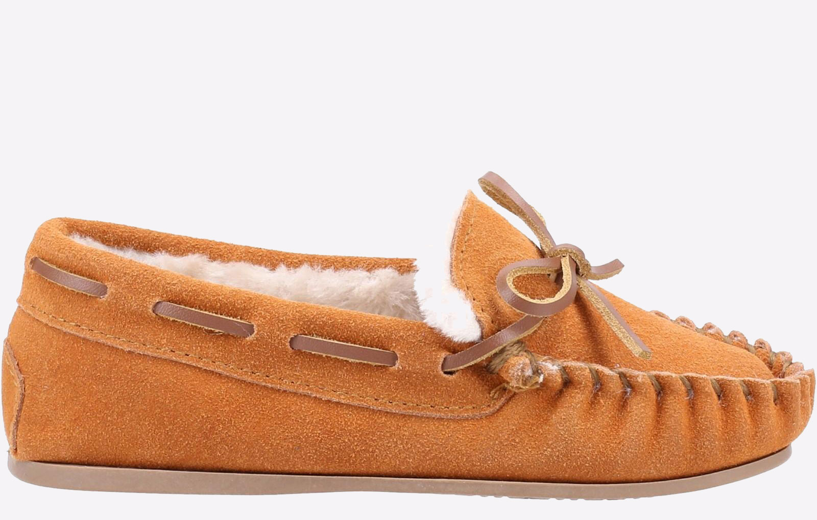Hush Puppies Addison Memory Foam Kids Slippers | Slippers  | Tan  | UK Size 1
