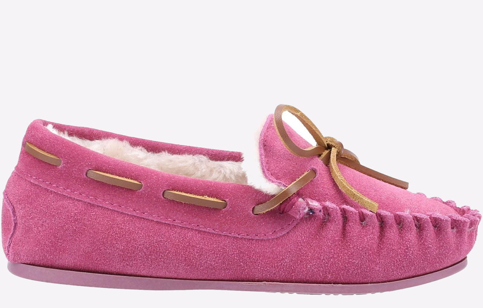 Hush Puppies Addison Memory Foam Kids Slippers | Slippers  | Pink  | UK Size 12