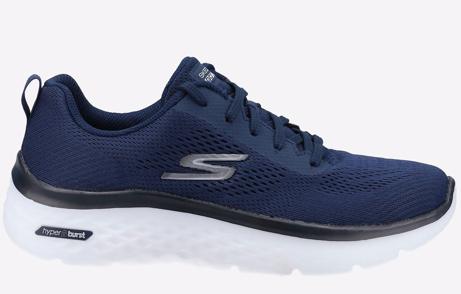 Skechers Gowalk Hyper Burst Womens Trainers  Size: 3 Colour : Navy