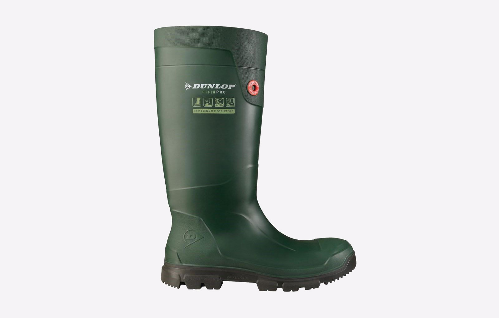 Womens Mens Shoes Mens Boots Wellington and rain boots Dunlop Unisex Fieldpro Full Safety Wellington Boot Green 33482 