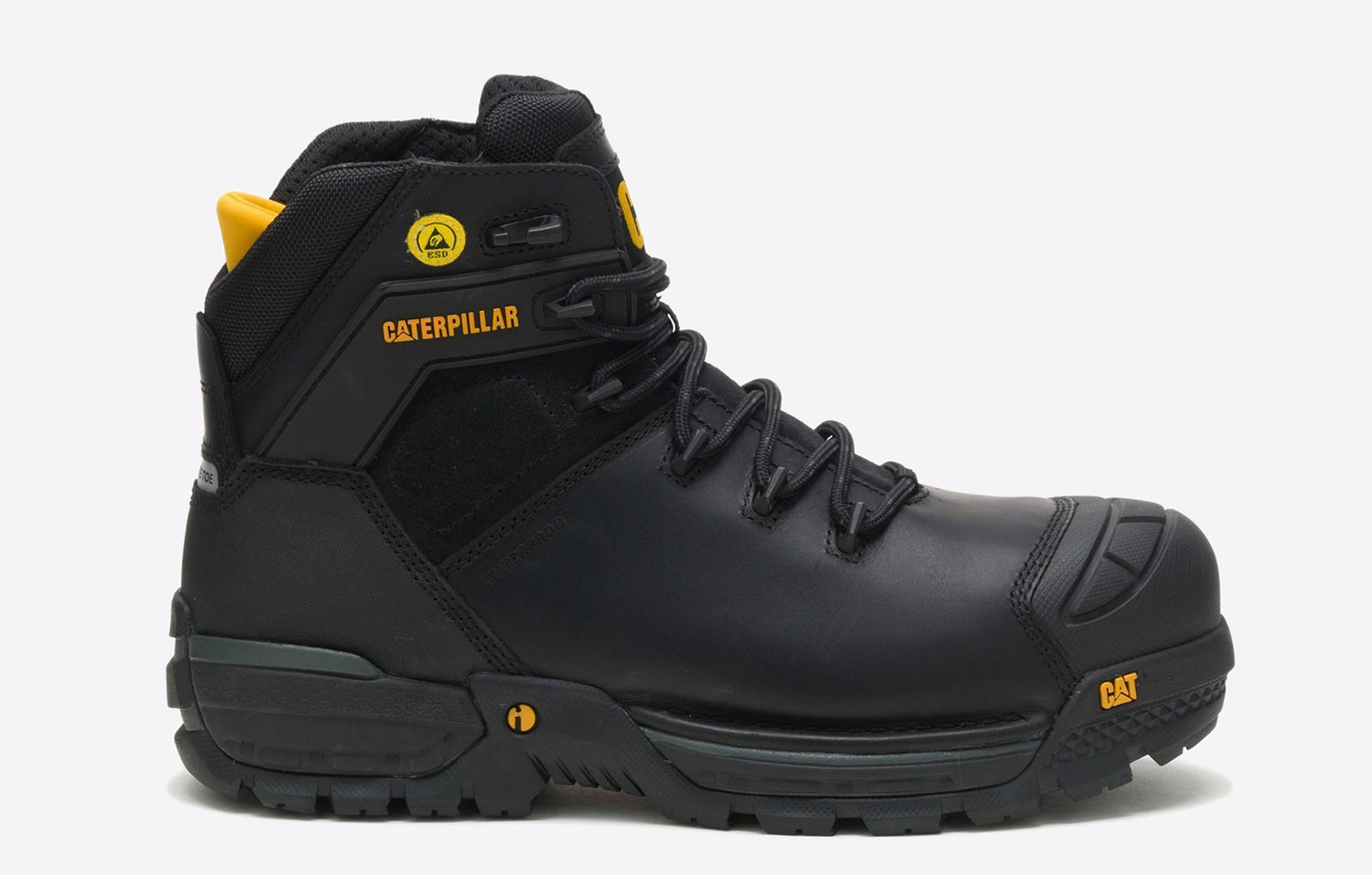 Caterpillar Excavator WATERPROOF Safety Boots Mens - GRD-33606-57471-11