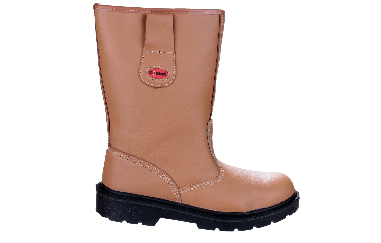Cantek Fs334 Rigger Safety Boots Men's | Slip On Shoes  | Tan  | UK Size 8