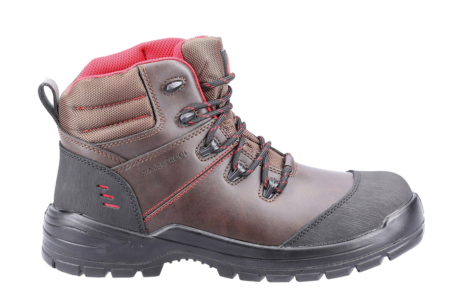 Amblers 308C Leather Waterproof Men's Safety Boots | Safety Boots  | Brown  | UK Size 13
