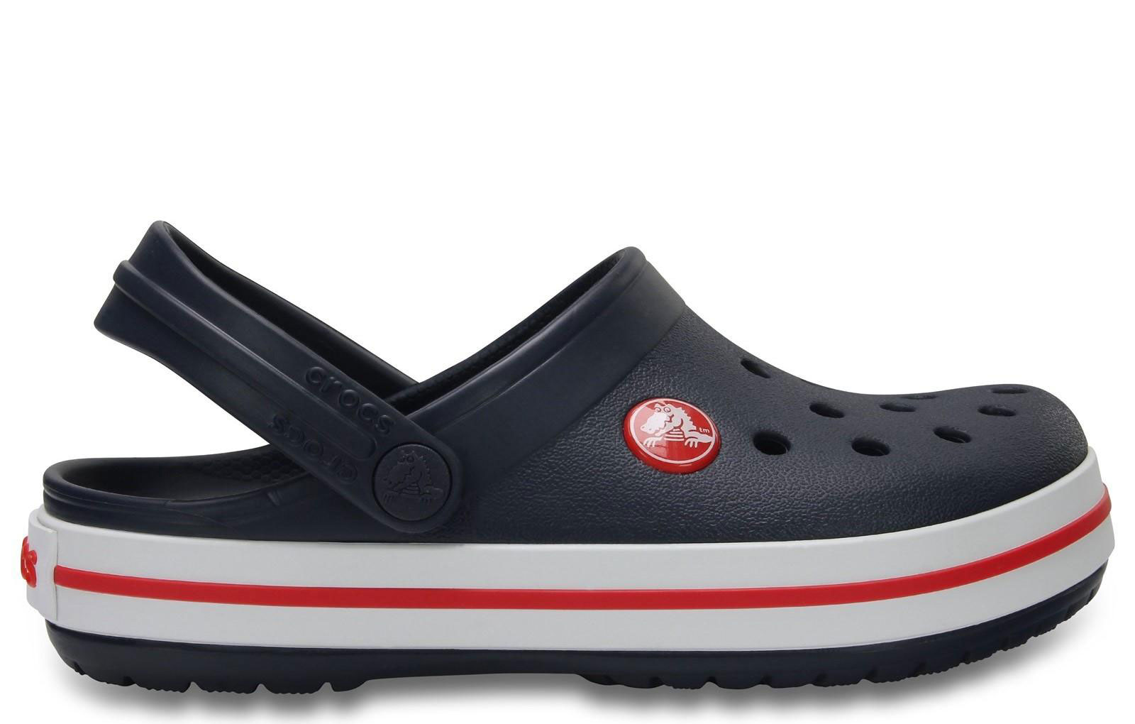 Crocs Crocband Kids | Slip On Shoes  | Navy / Red  | UK Size 1