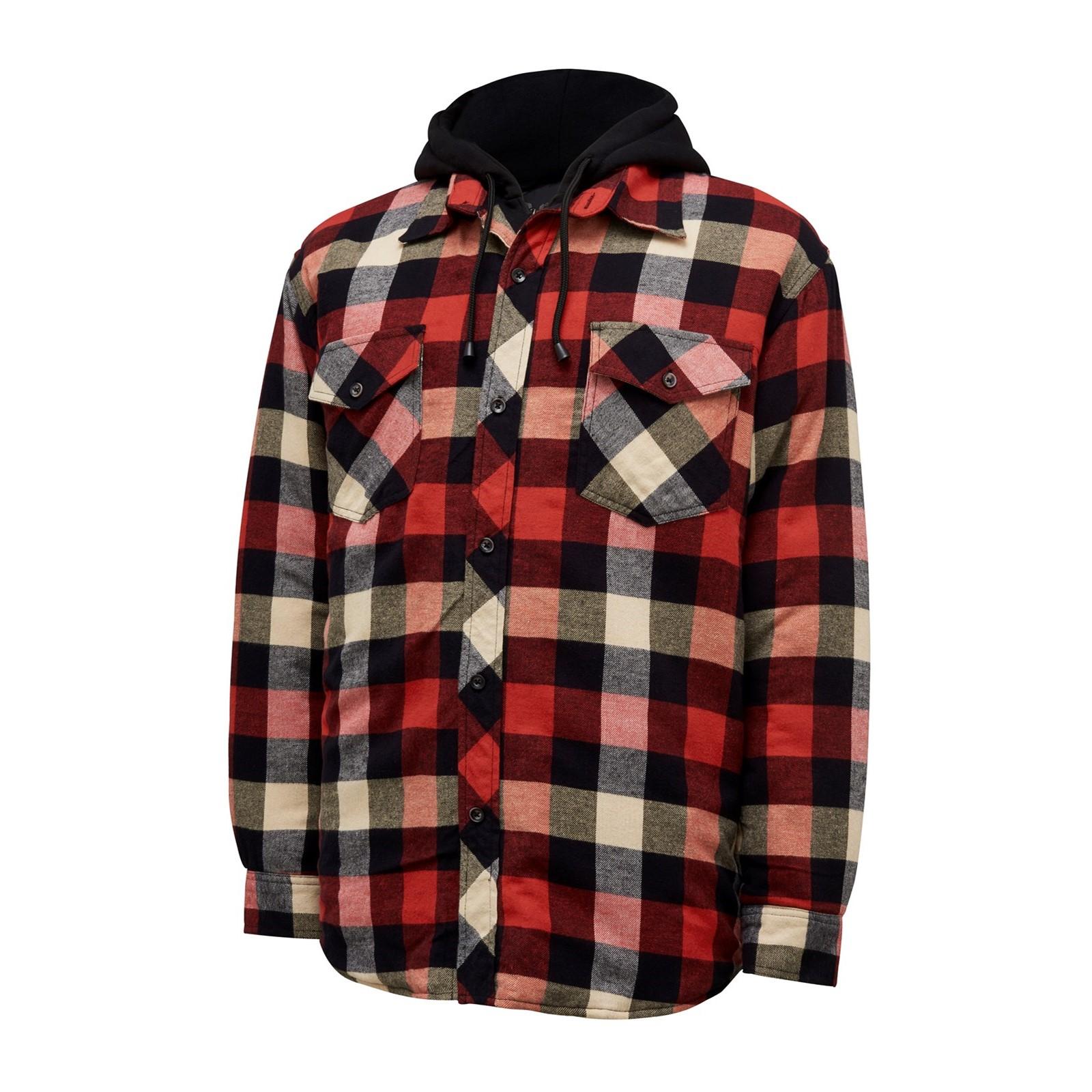 Hard Yakka Flannel Shacket Men's Trainers, Size XXL In Red