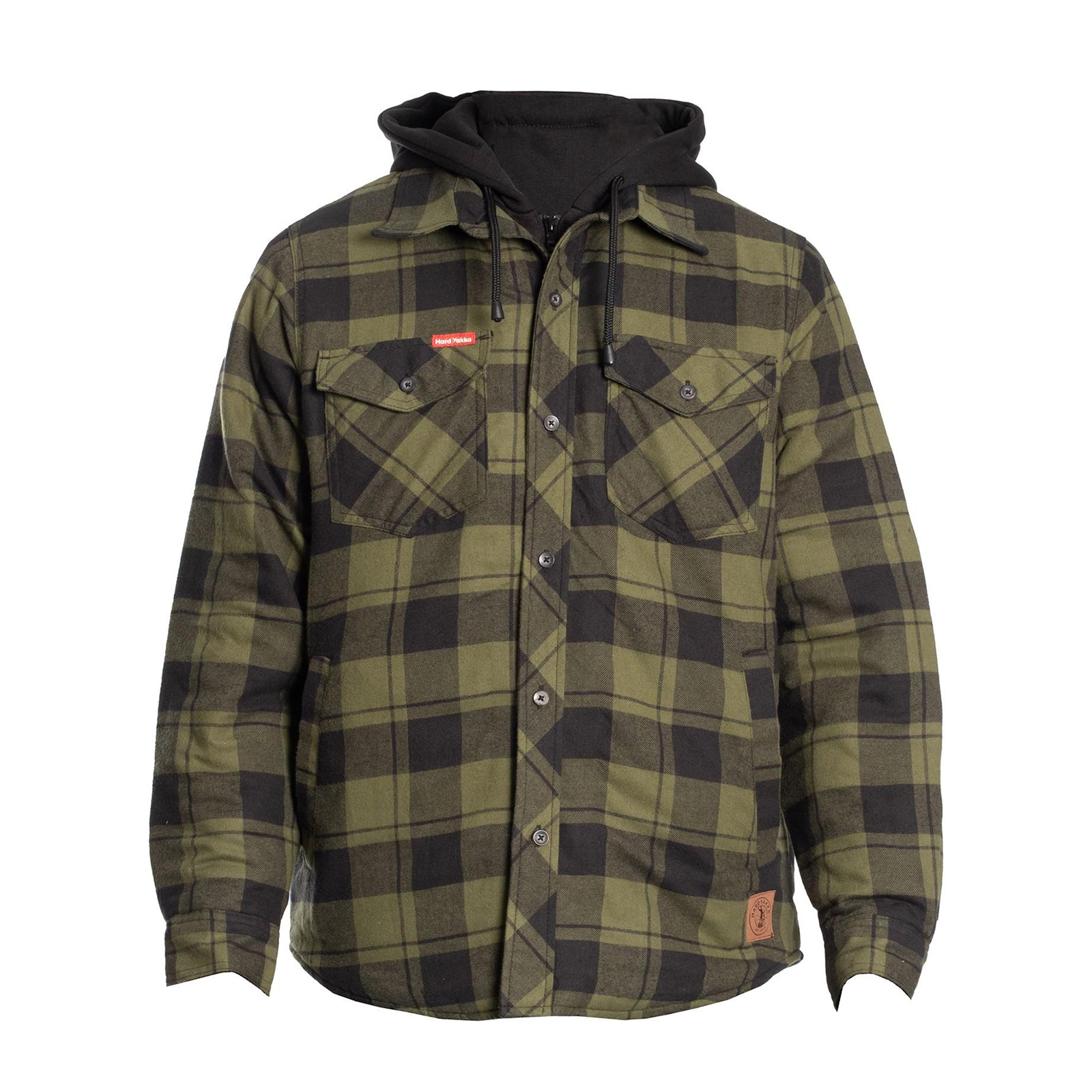 Hard Yakka Flannel Shacket Men's Trainers, Size XXL In Fern