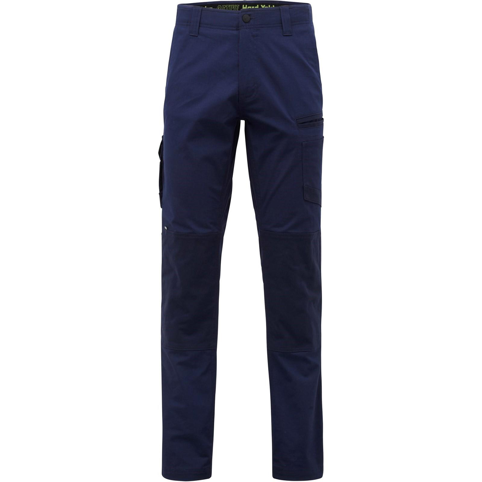 Hard Yakka Raptor Active Trousers Men's Size 32 In Navy