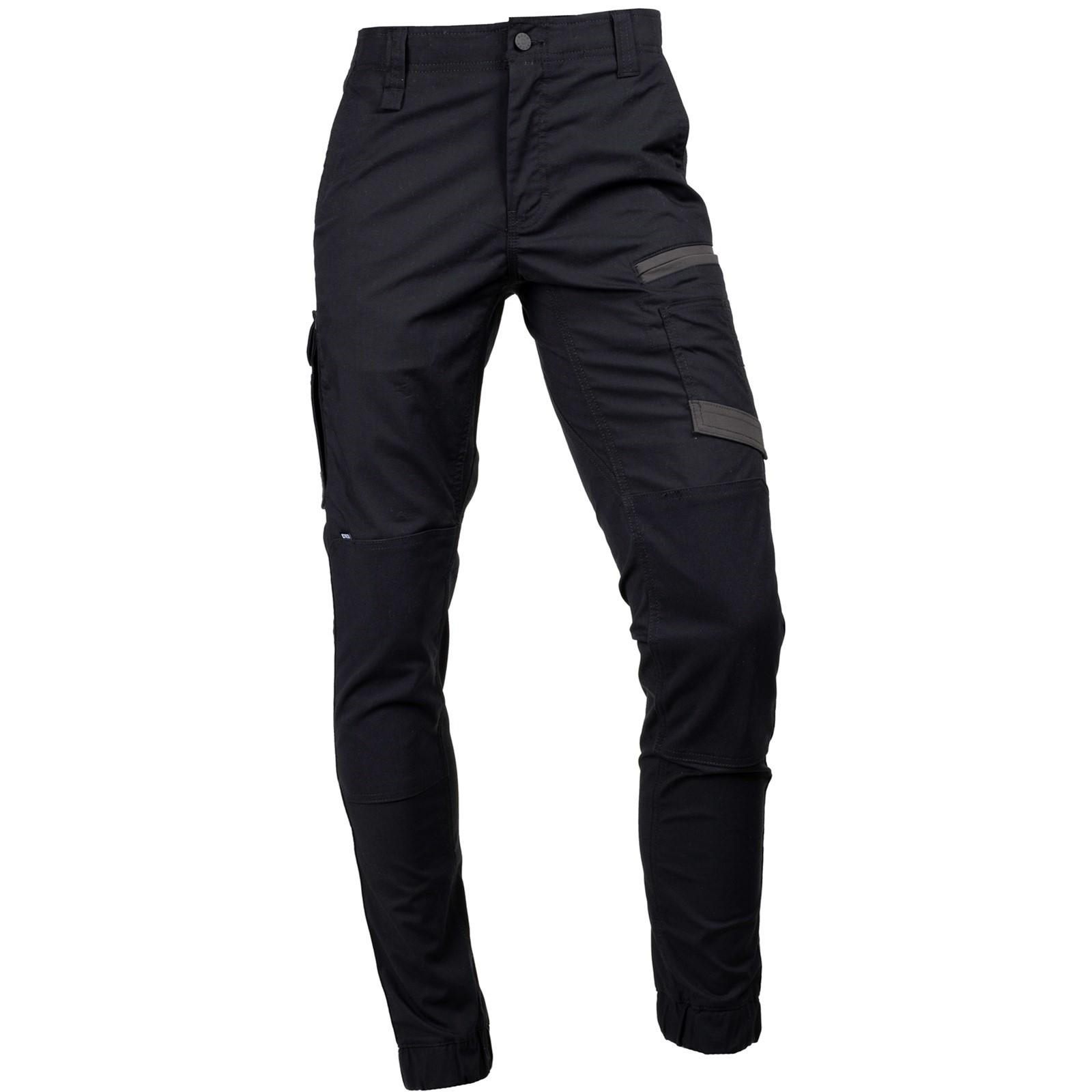Hard Yakka Raptor Cuff Trousers Men's Size 32 In Black
