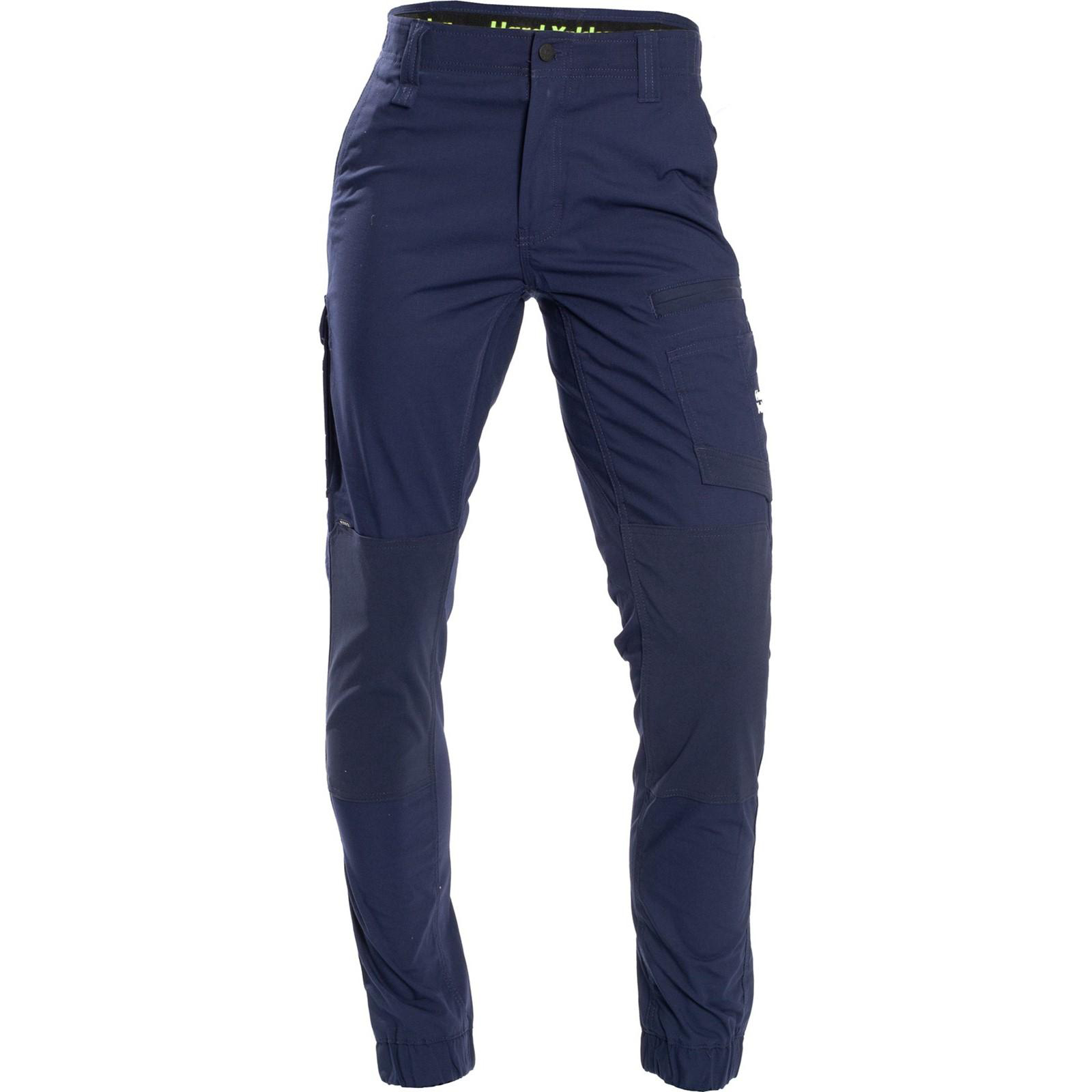 Hard Yakka Raptor Cuff Trousers Men's | Safety Footwear  | Navy  | UK Size 36